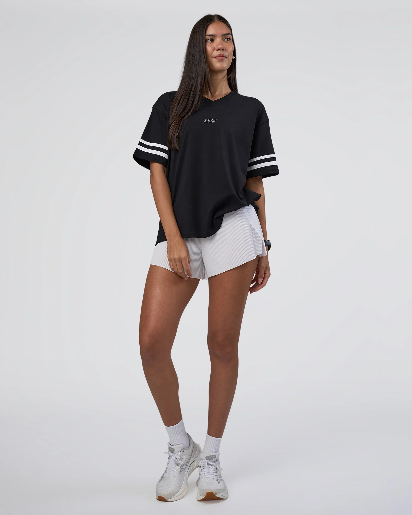 Victory FLXCotton Oversized Tee - Black-White 2 Victory FLXCotton Oversized Tee - Black-White