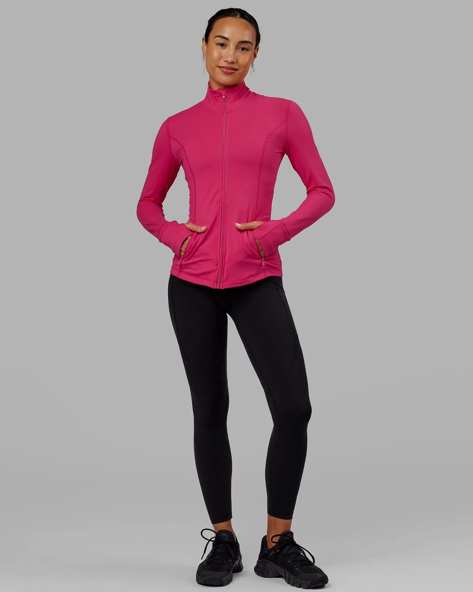 Stride Zip Through Jacket - Boysenberry 7 Stride Zip Through Jacket - Boysenberry