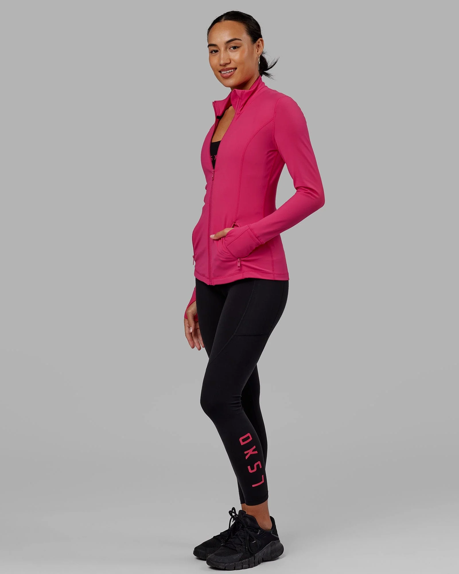 Stride Zip Through Jacket - Boysenberry 8 Stride Zip Through Jacket - Boysenberry