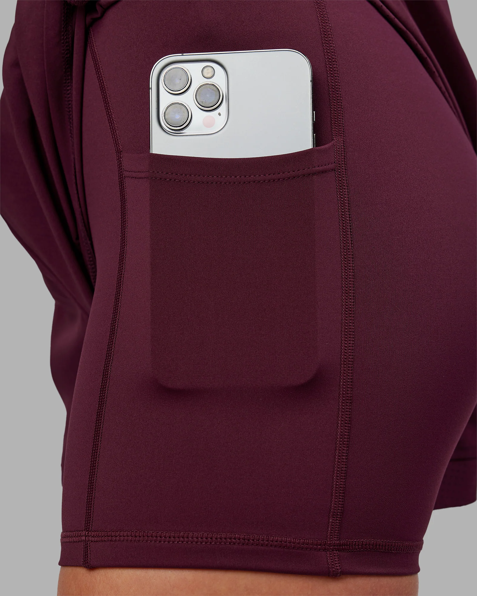 Challenger 3" Lined Performance Short - Cherry Lacquer
