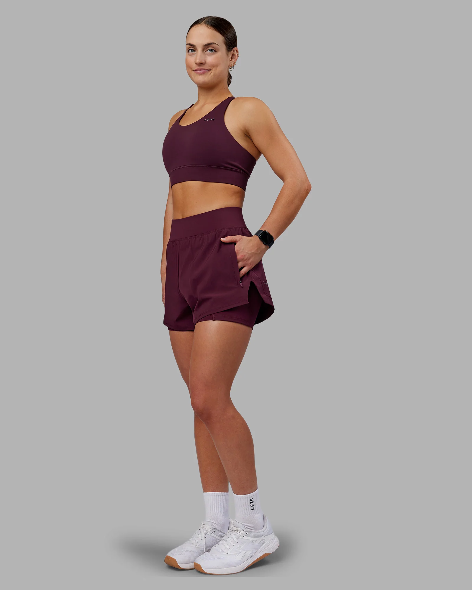 Challenger 3" Lined Performance Short - Cherry Lacquer