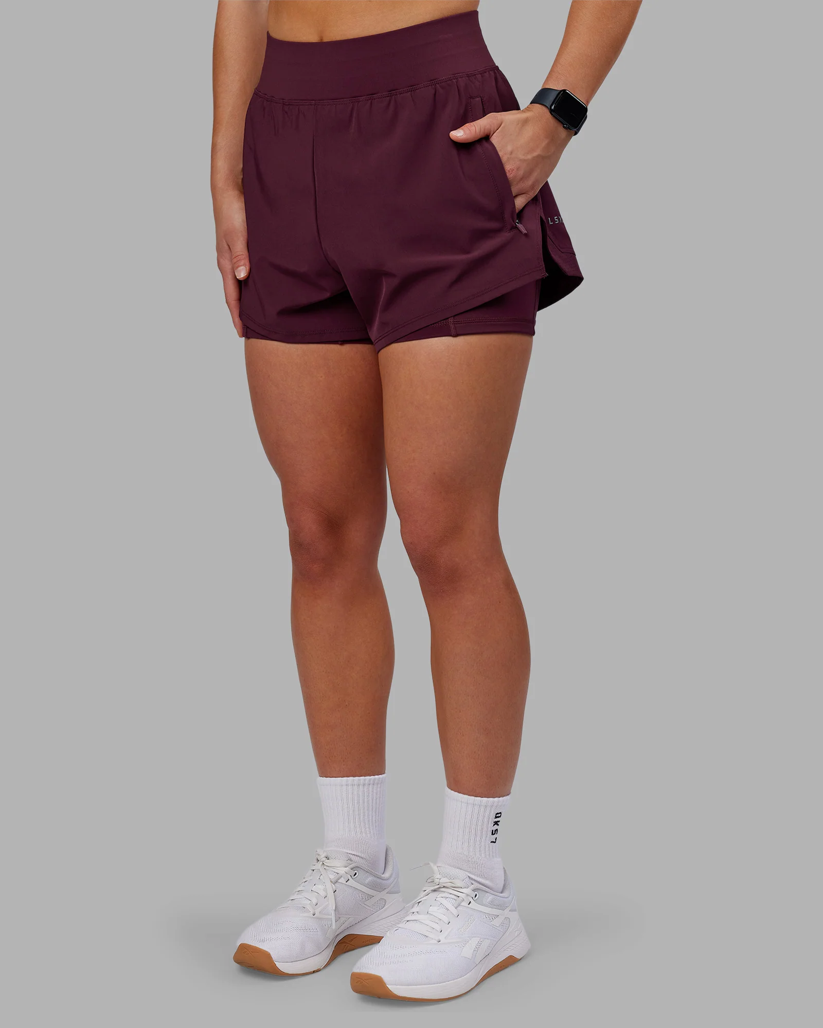 Challenger 3" Lined Performance Short - Cherry Lacquer