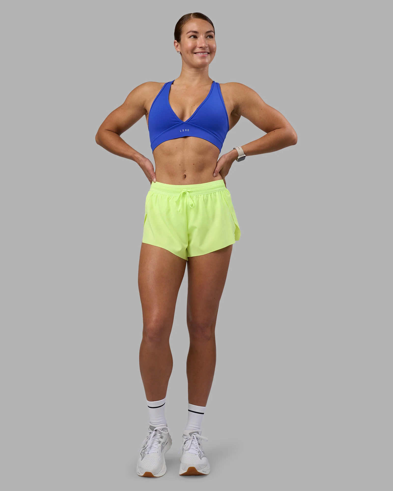 Accelerate 3" Running Short - Lime Glo 8 Accelerate 3" Running Short - Lime Glo