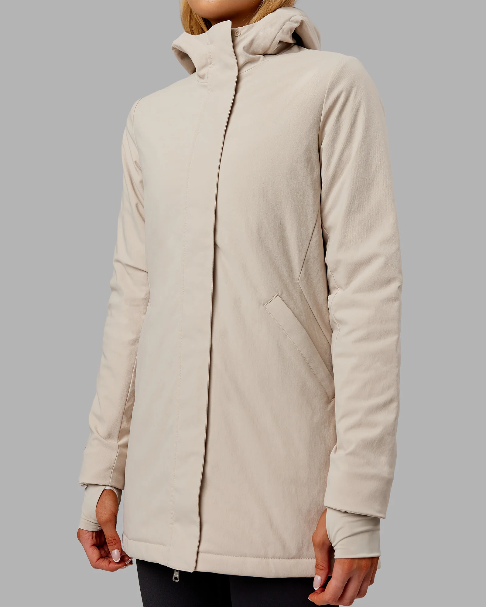 Auxiliary 2.0 Longline Jacket - Shale Beige 12 Auxiliary 2.0 Longline Jacket - Shale Beige