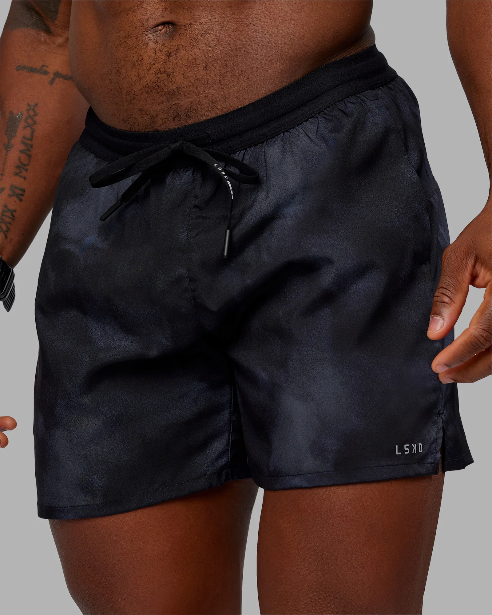 Pace 5" Lined Running Short - Washed Black