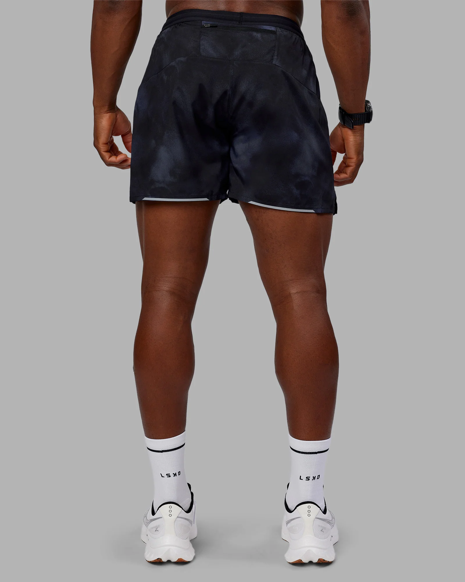 Pace 5" Lined Running Short - Washed Black