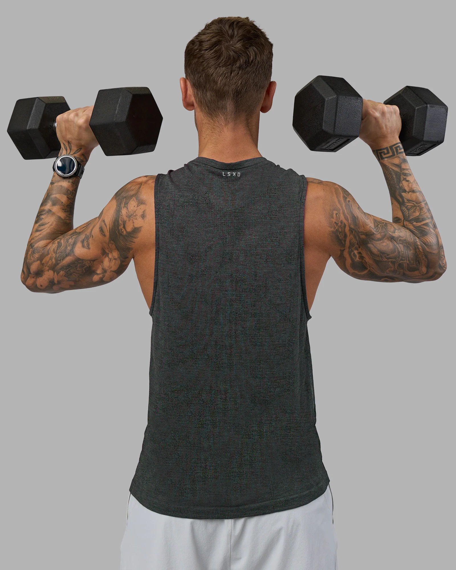 AeroFLX+ Seamless Muscle Tank - Black Camo-Graphite 3 AeroFLX+ Seamless Muscle Tank - Black Camo-Graphite