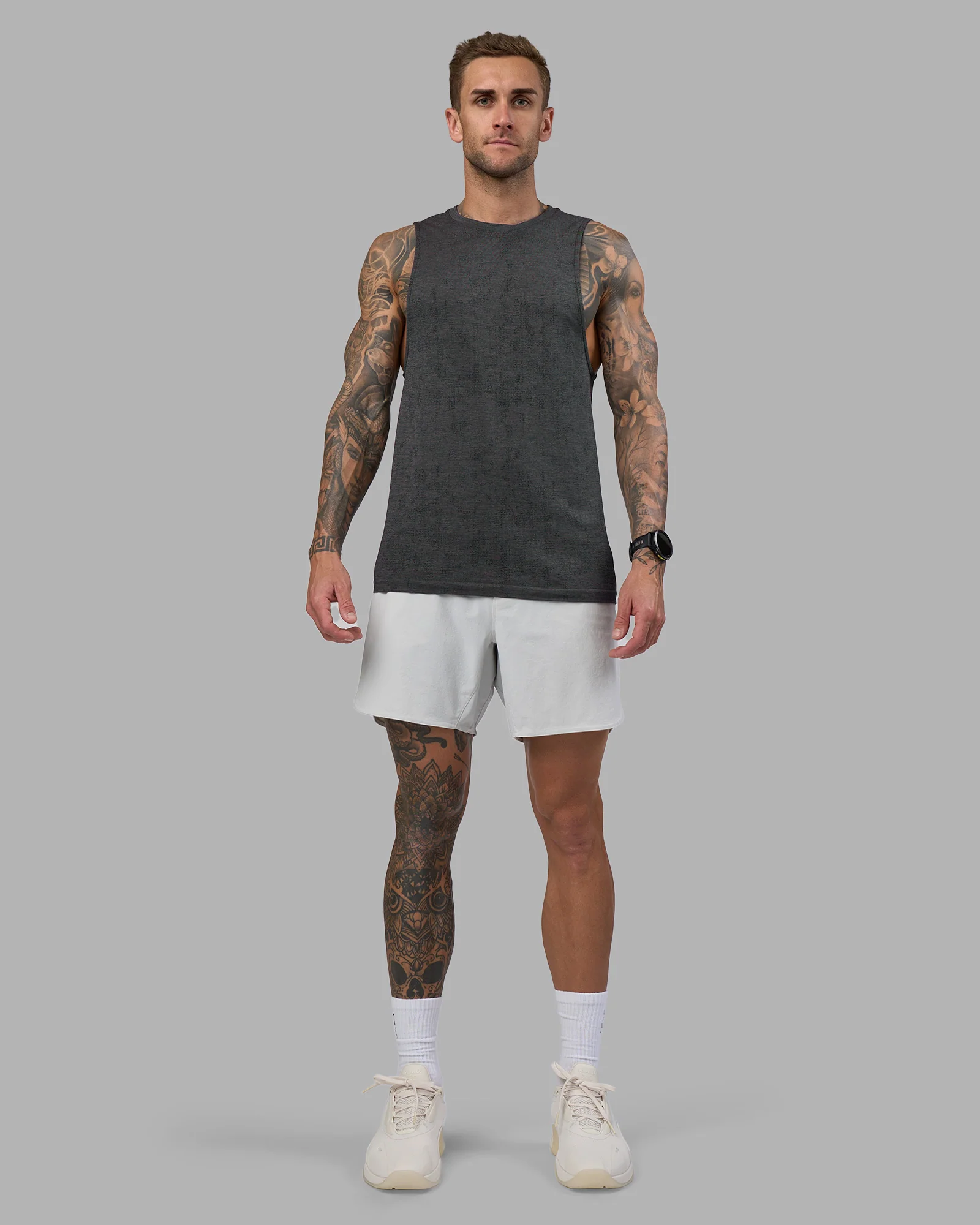 AeroFLX+ Seamless Muscle Tank - Black Camo-Graphite 5 AeroFLX+ Seamless Muscle Tank - Black Camo-Graphite