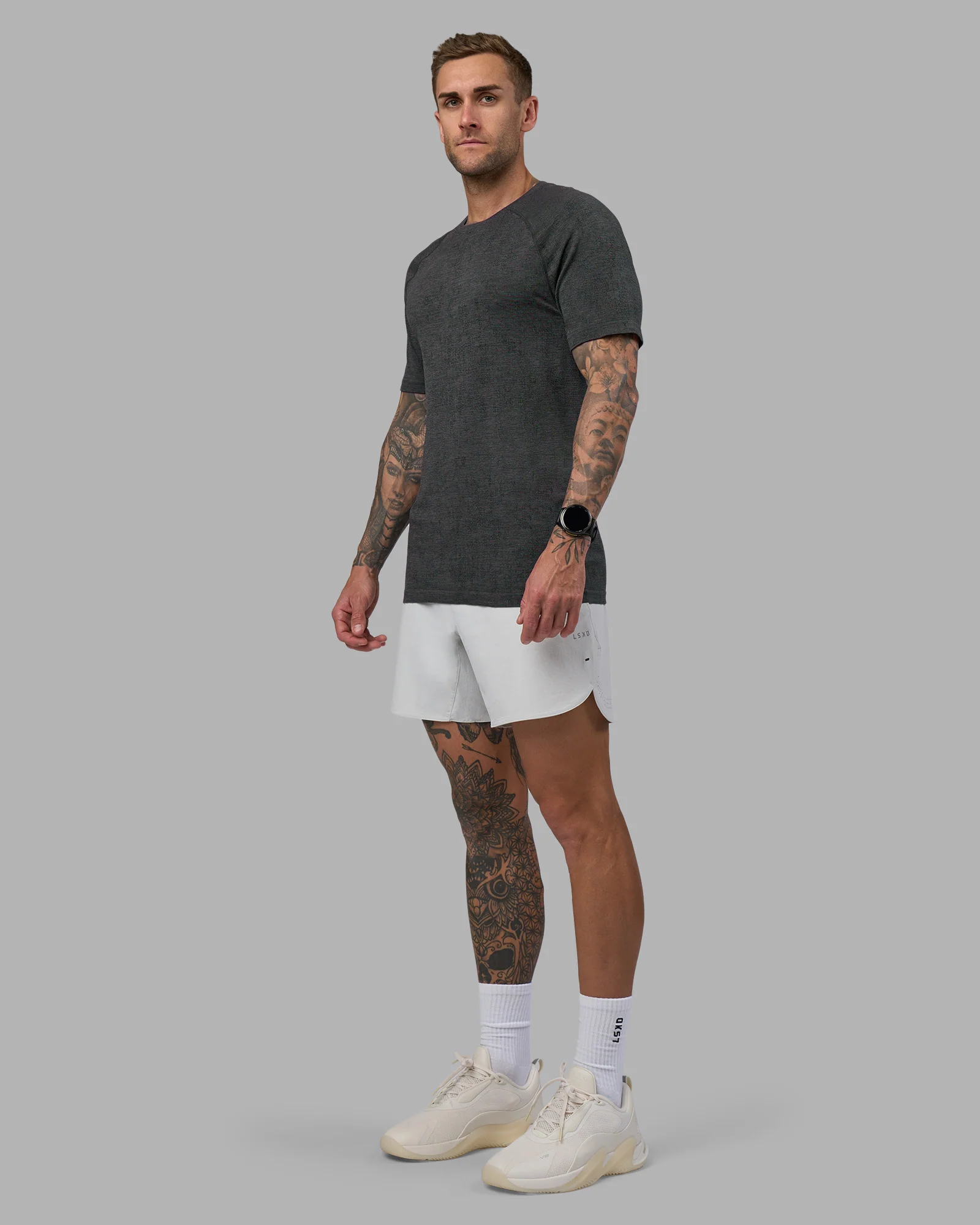 AeroFLX+ Seamless Tee - Black Camo-Graphite