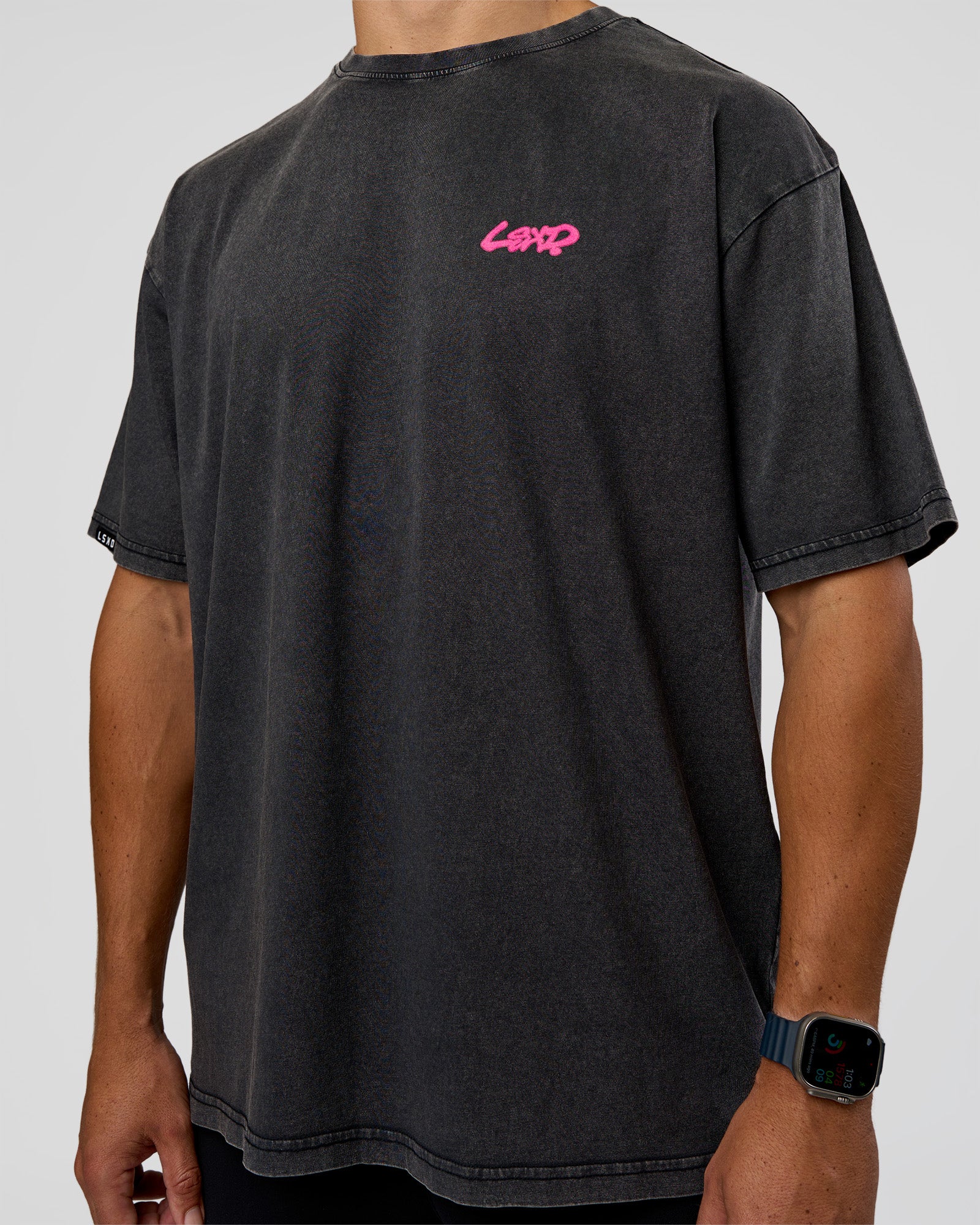 Break Through FLXCotton Oversized Tee - Black-Plum Caspia 7 Break Through FLXCotton Oversized Tee - Black-Plum Caspia