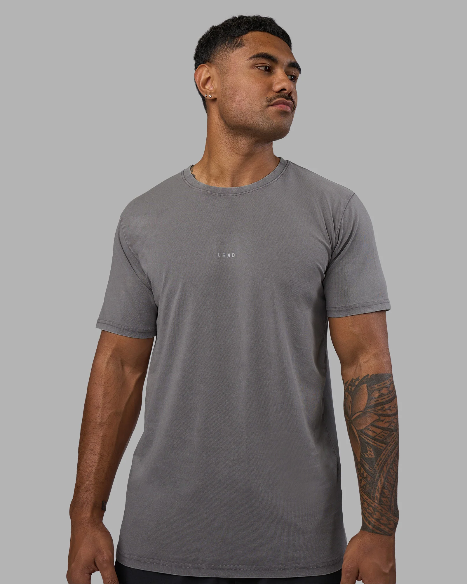 Base FLXCotton Tee - Storm Front Washed