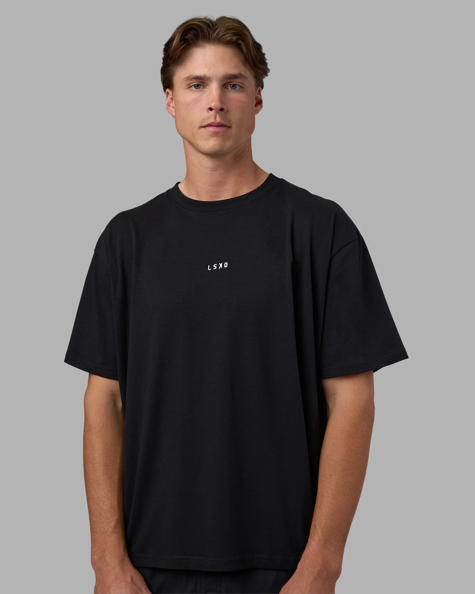 Go-To FLXCotton Oversized Tee - Black-White 7 Go-To FLXCotton Oversized Tee - Black-White