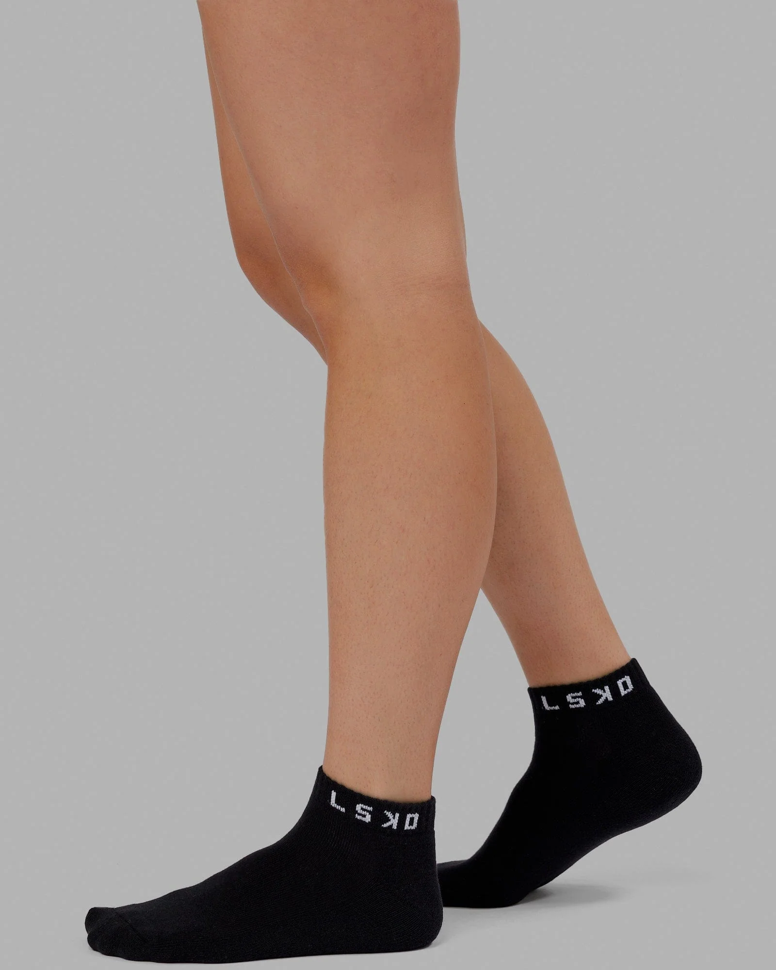 Daily Ankle Socks 3 Pack - Black