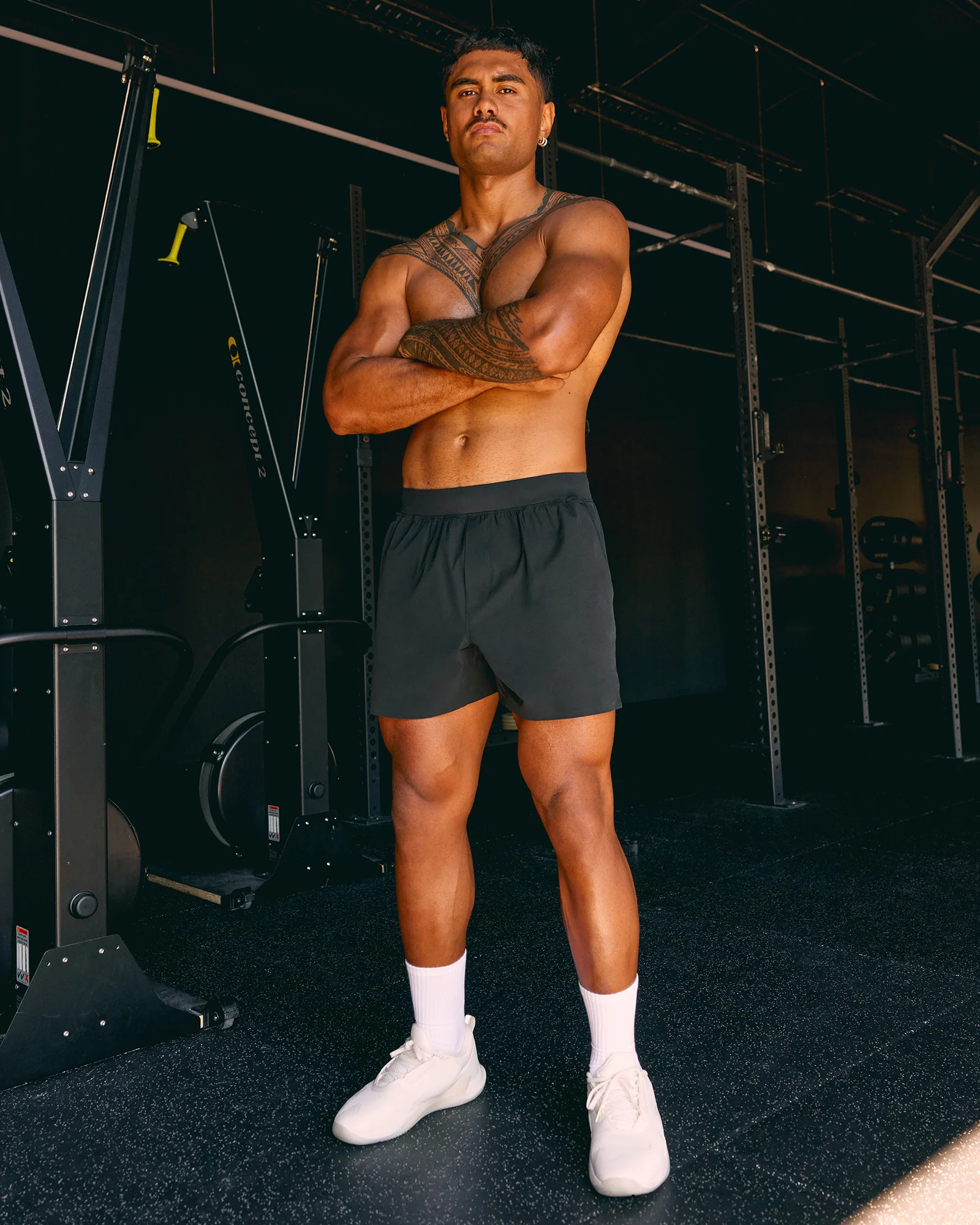 Hybrid 5" Short - Black-Reflective