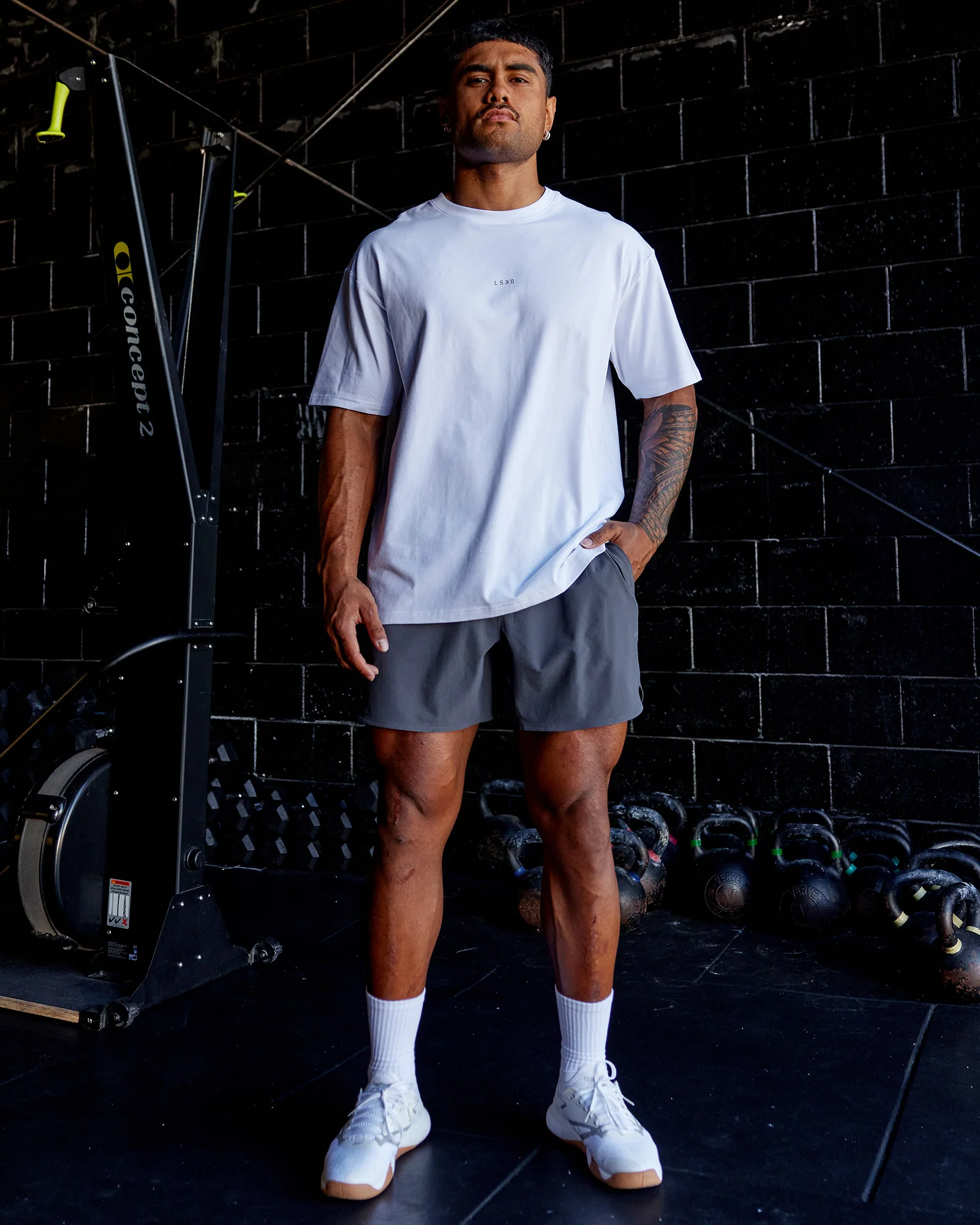 Base FLXCotton Tee Oversized - White