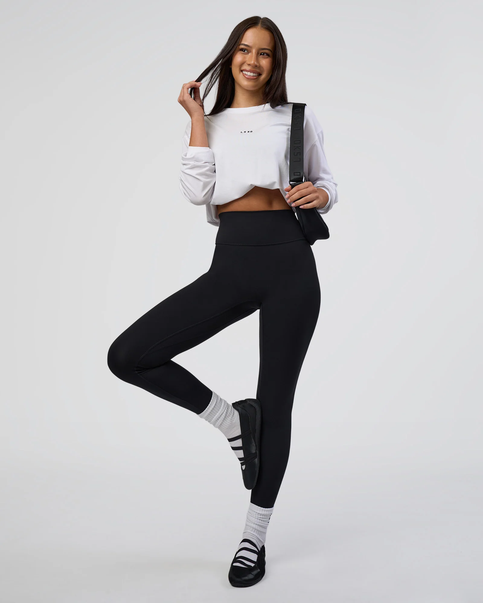 Fusion Ultra High-Rise Full Length Legging - Black 2 Fusion Ultra High-Rise Full Length Legging - Black