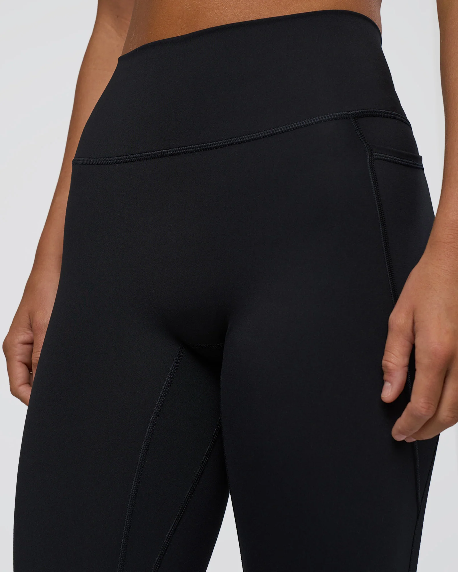Fusion Ultra High-Rise 7/8 Legging Pockets - Black