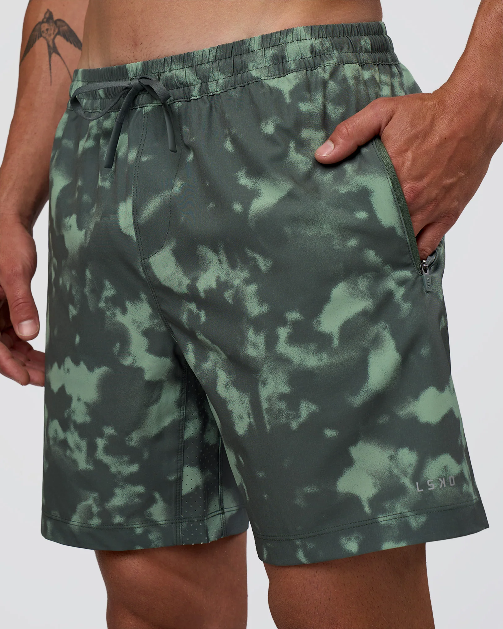 Rep 7'' Performance Short - Washed Camo Carbon
