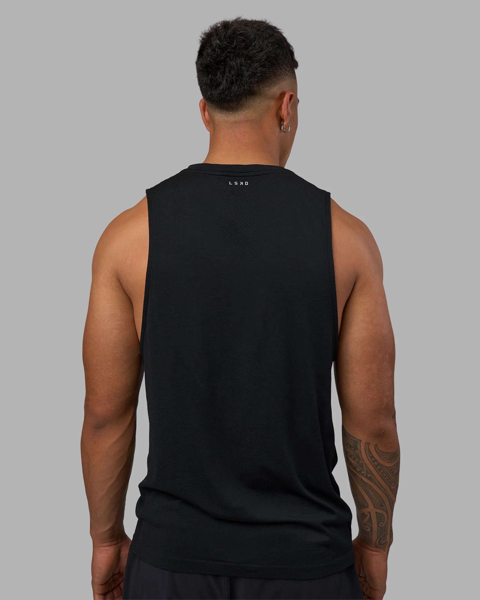 AeroFLX+ Seamless Muscle Tank - Black Marl 3 AeroFLX+ Seamless Muscle Tank - Black Marl