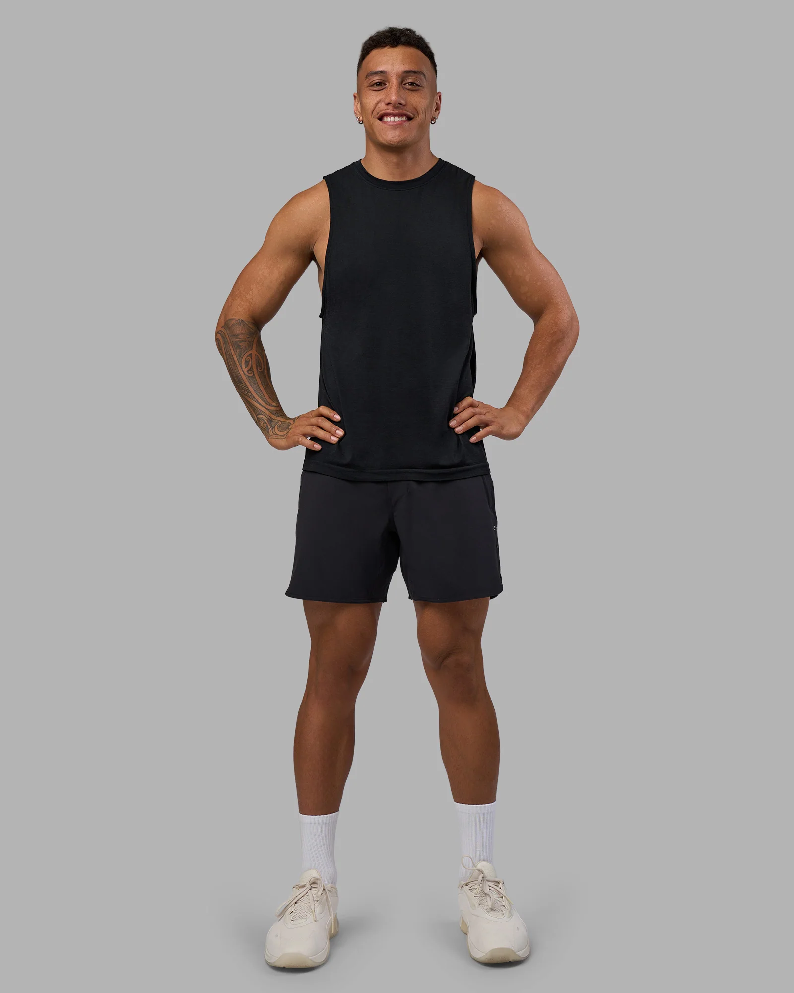 AeroFLX+ Seamless Muscle Tank - Black Marl 5 AeroFLX+ Seamless Muscle Tank - Black Marl