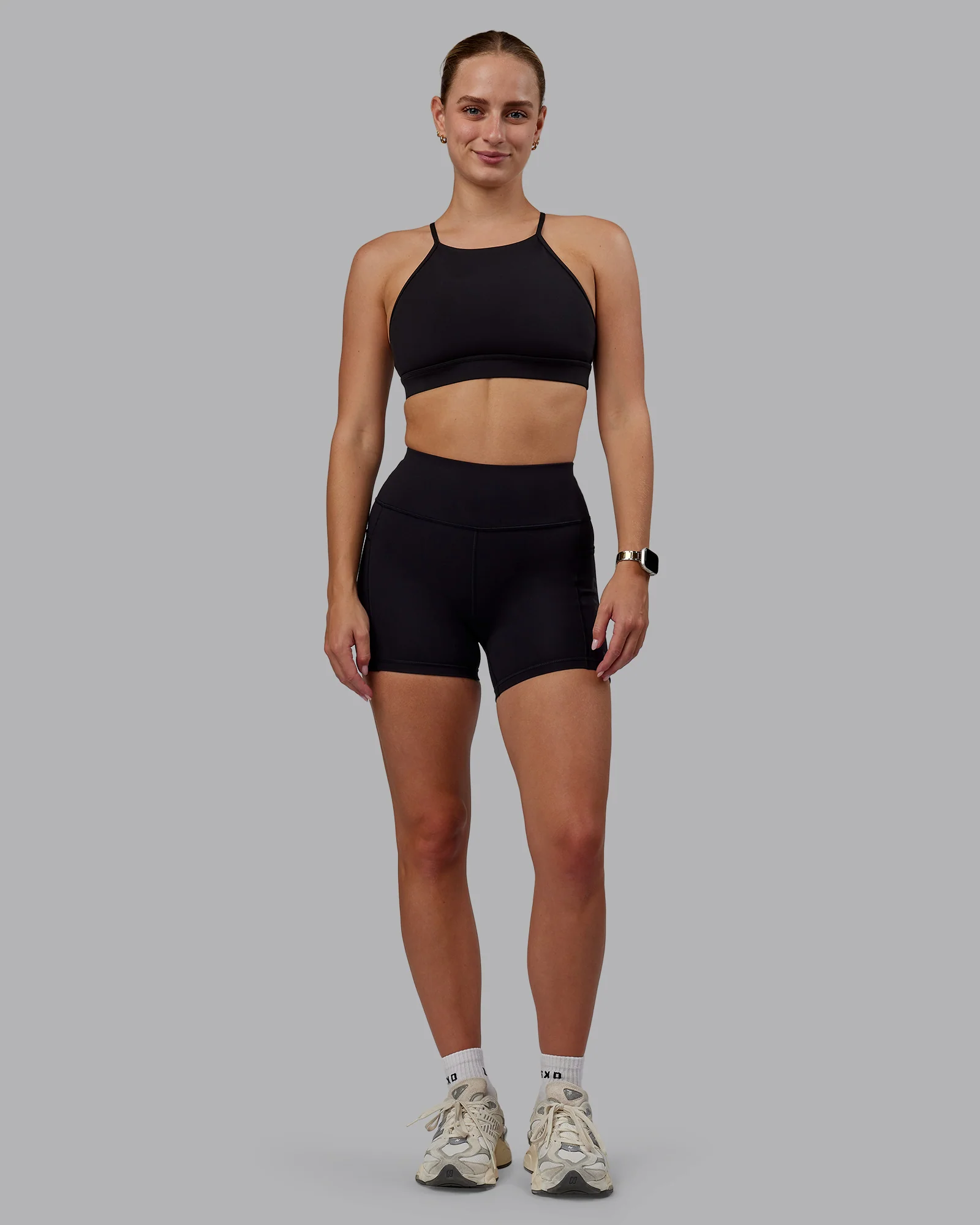 Rep Ultra High-Rise 4" Short Pockets - Black-Black 2 Rep Ultra High-Rise 4" Short Pockets - Black-Black