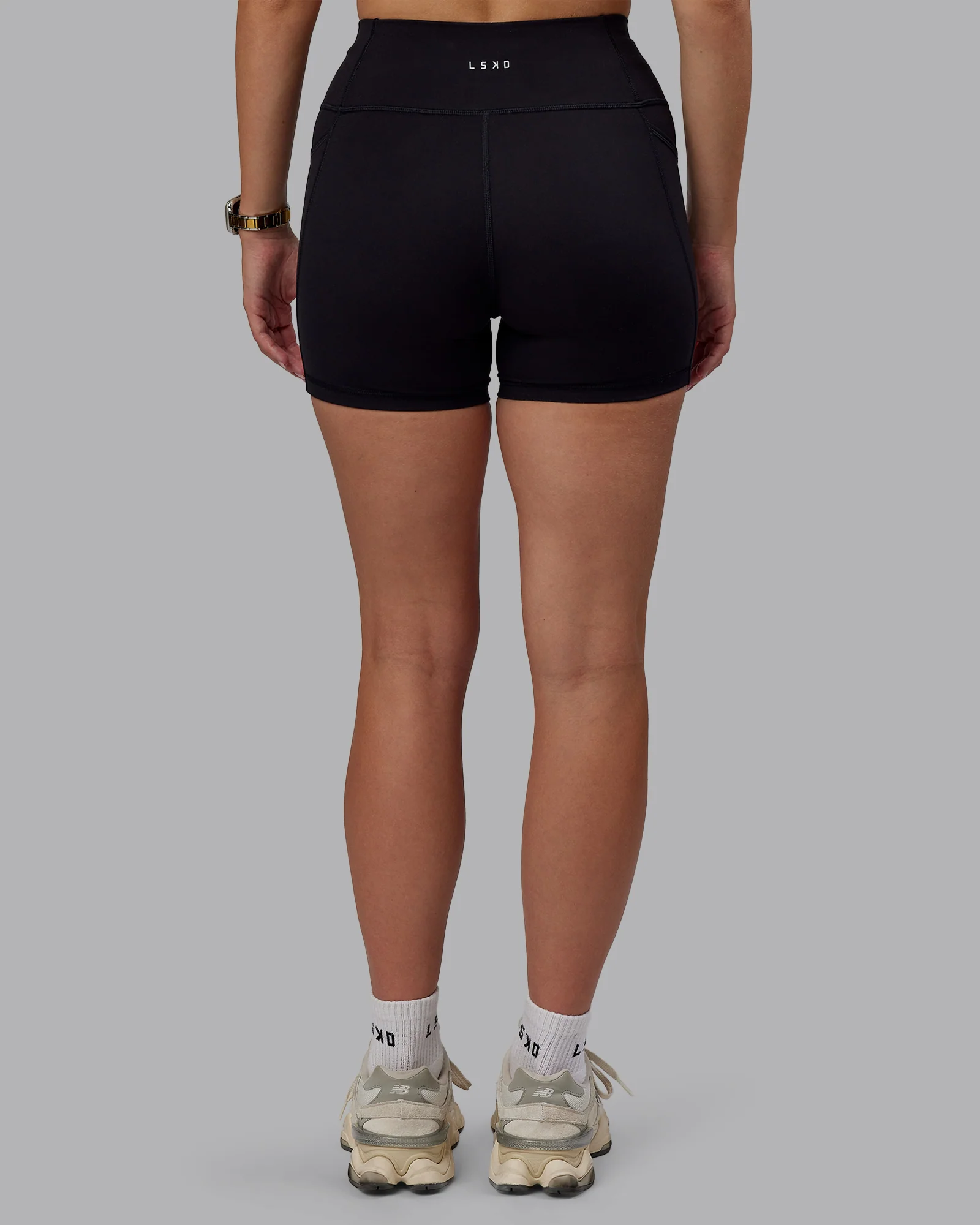 Rep Ultra High-Rise 4" Short Pockets - Black-Black 4 Rep Ultra High-Rise 4" Short Pockets - Black-Black