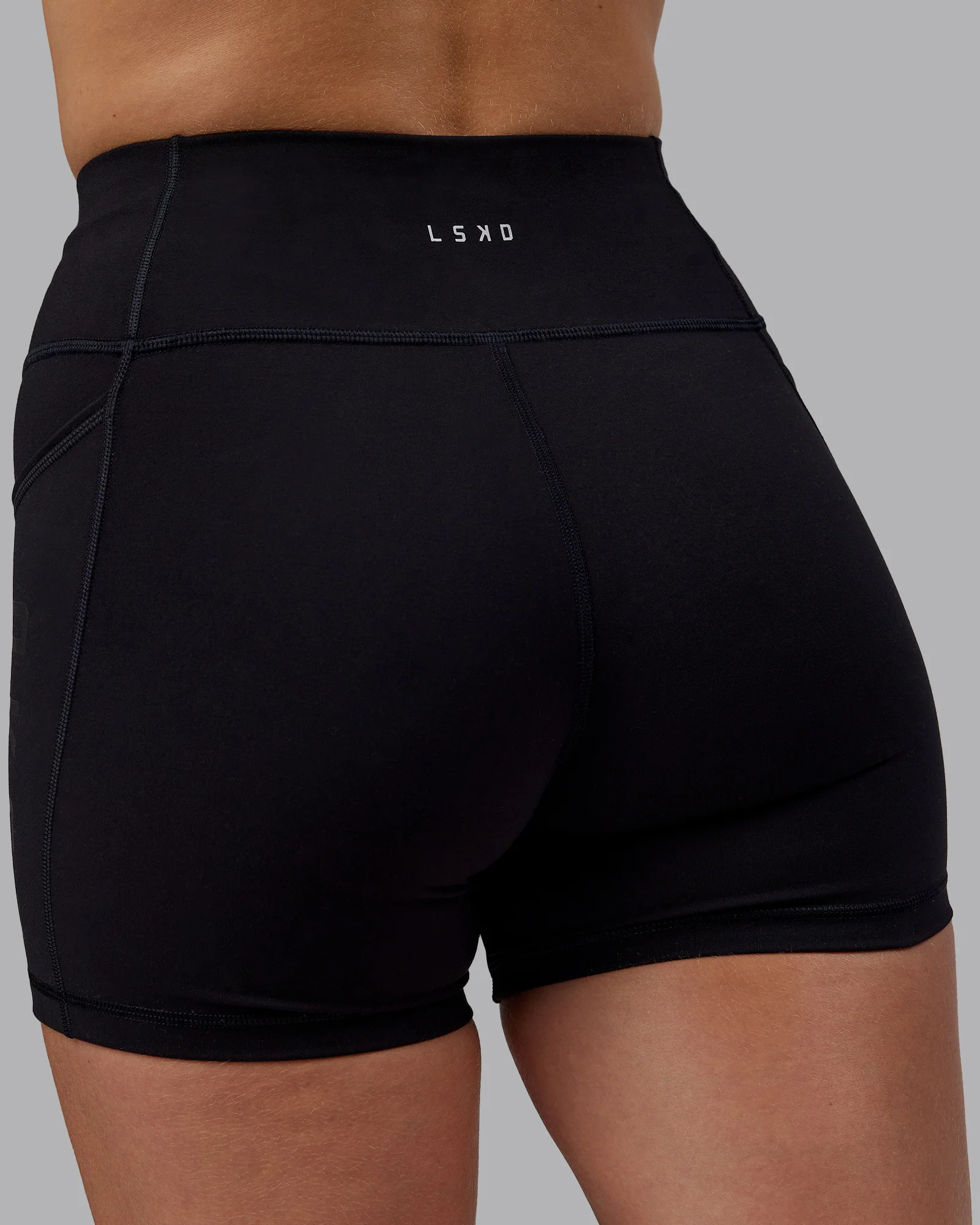 Rep Ultra High-Rise 4" Short Pockets - Black-Black 8 Rep Ultra High-Rise 4" Short Pockets - Black-Black