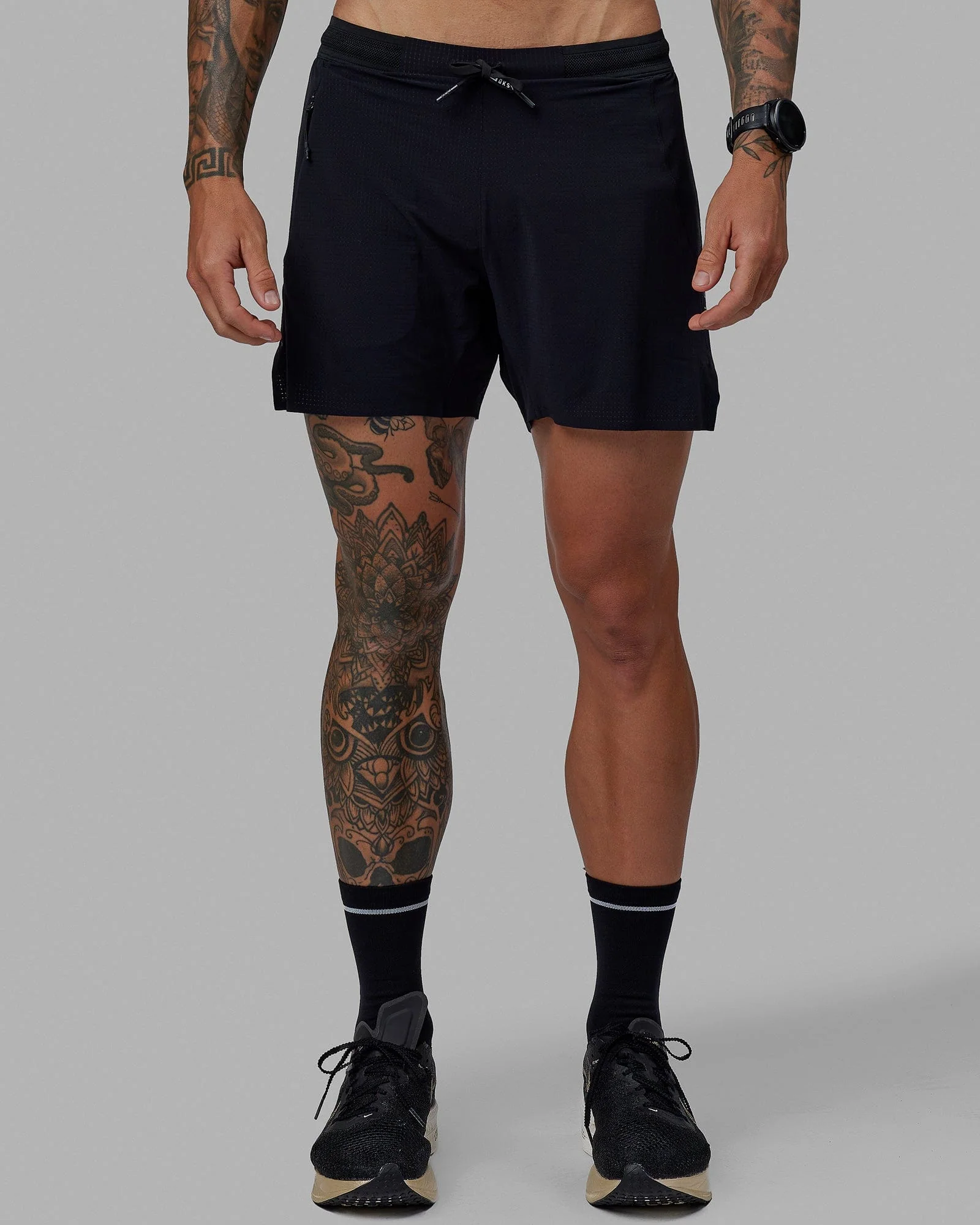 UltraAir 5" Lined Performance Short - Black-Reflective 1 UltraAir 5" Lined Performance Short - Black-Reflective