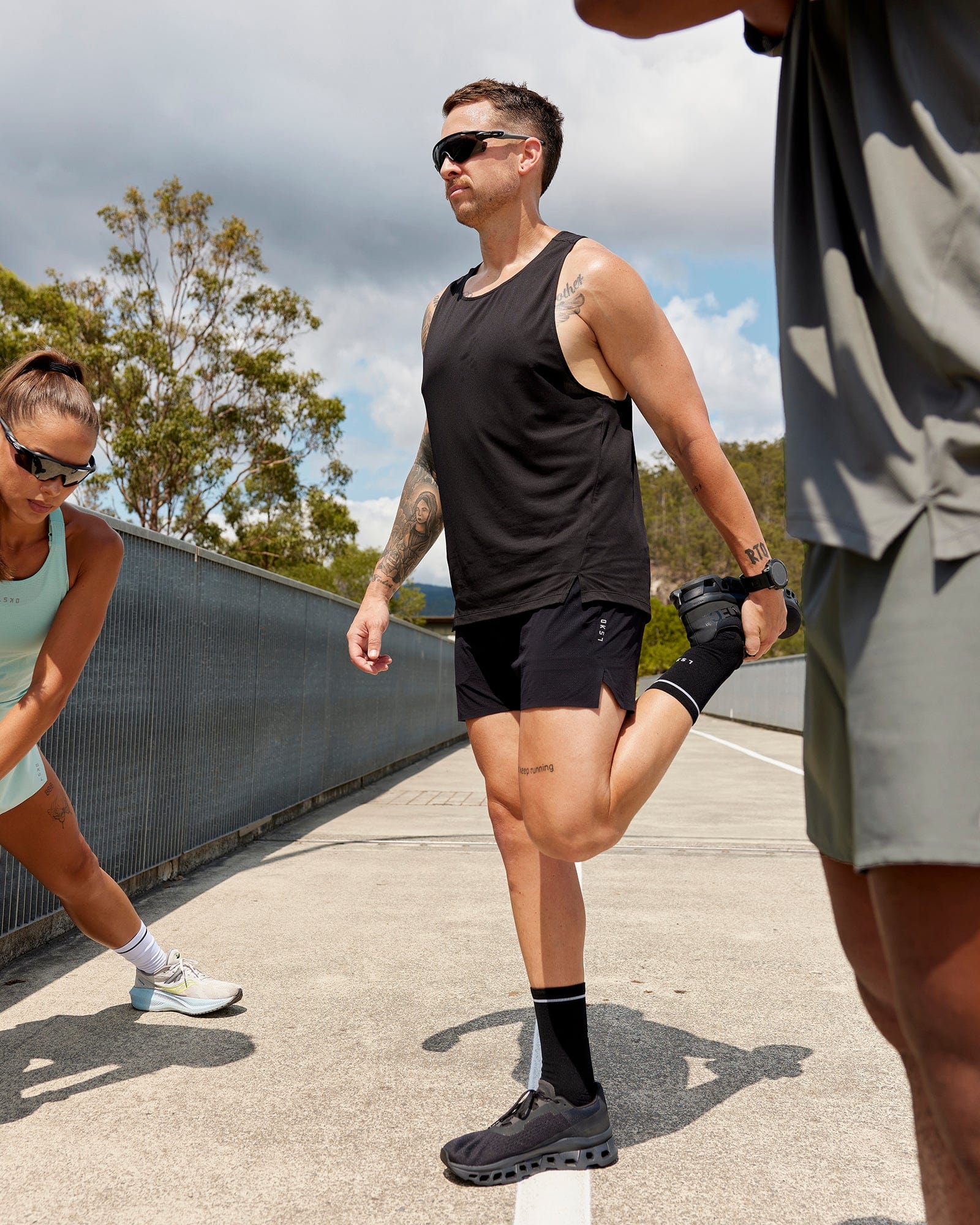 UltraAir 5" Lined Performance Short - Black-Reflective 2 UltraAir 5" Lined Performance Short - Black-Reflective