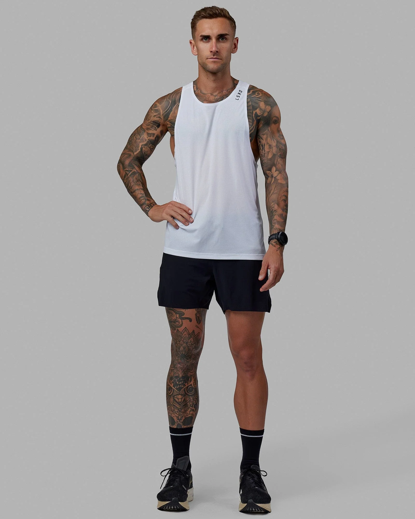 UltraAir 5" Lined Performance Short - Black-Reflective 5 UltraAir 5" Lined Performance Short - Black-Reflective