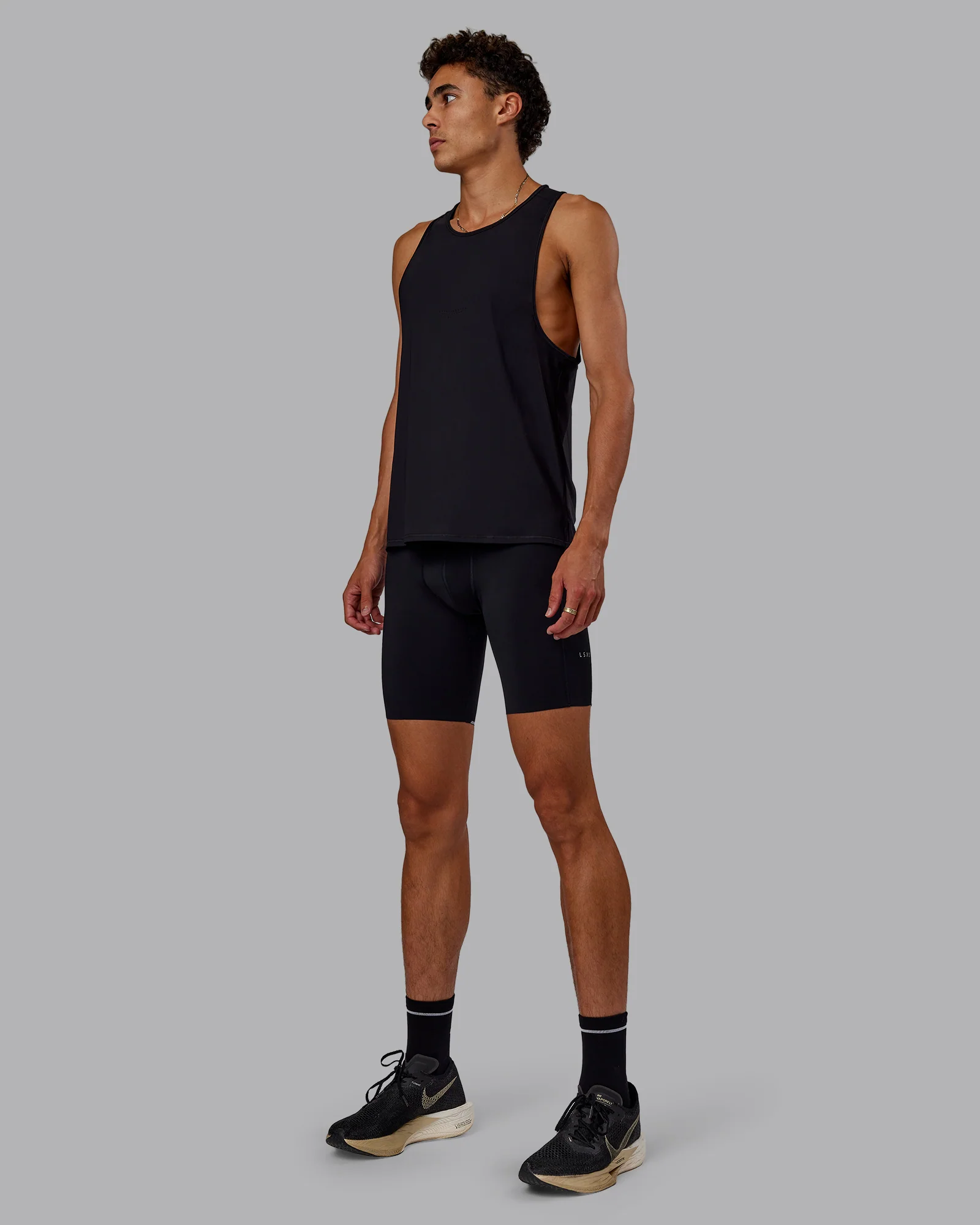 Race Day Short Tight 8" - Black