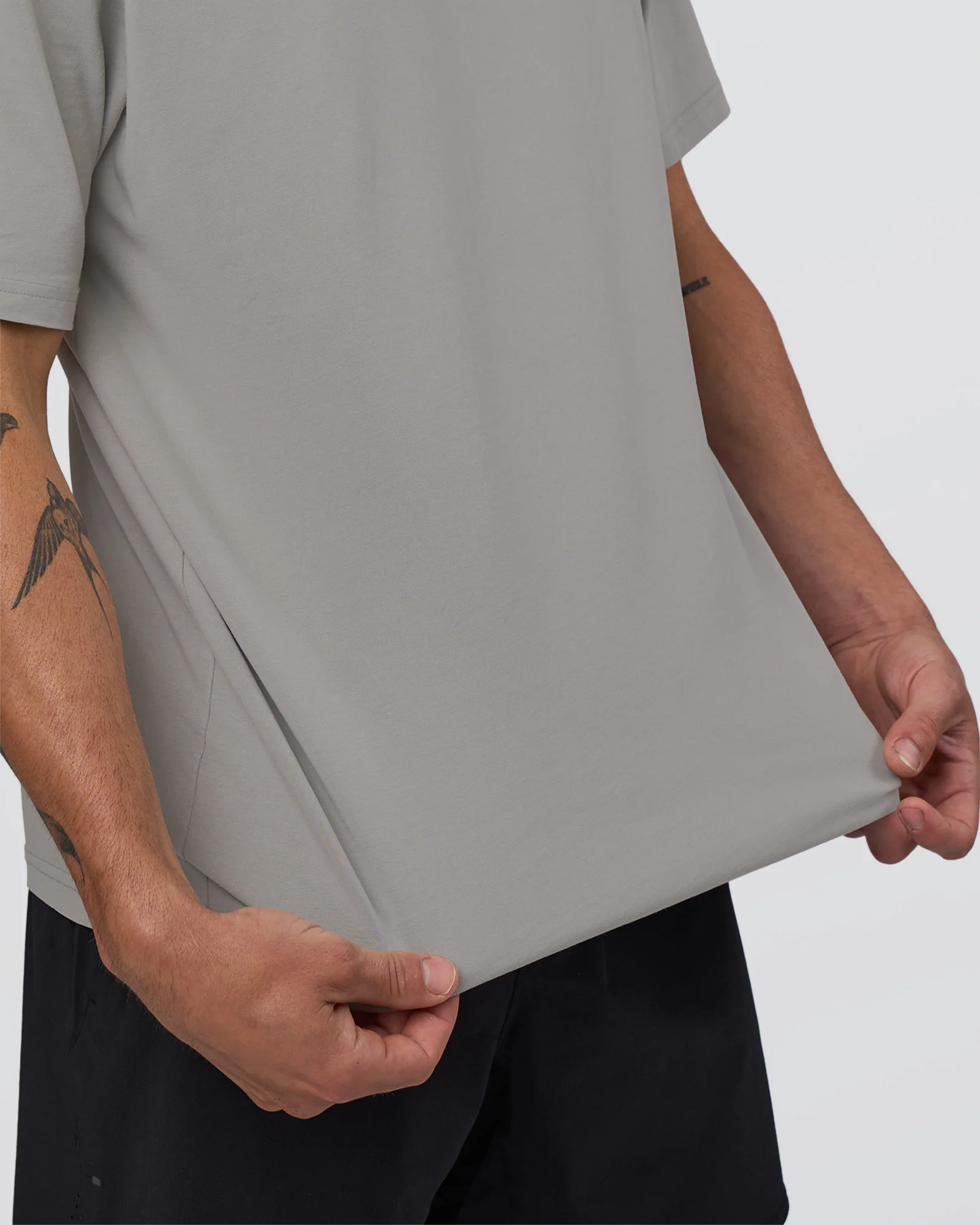 Base FLXCotton Tee Oversized - Alloy Washed 3 Base FLXCotton Tee Oversized - Alloy Washed