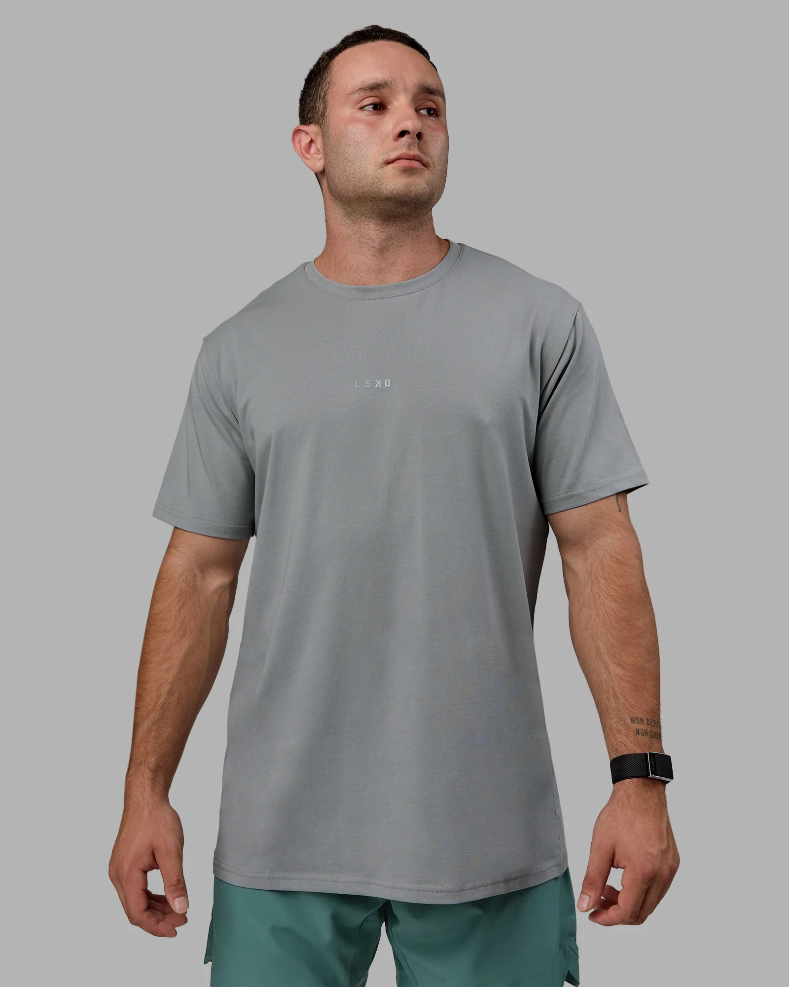 Base FLXCotton Tee - Circular Grey