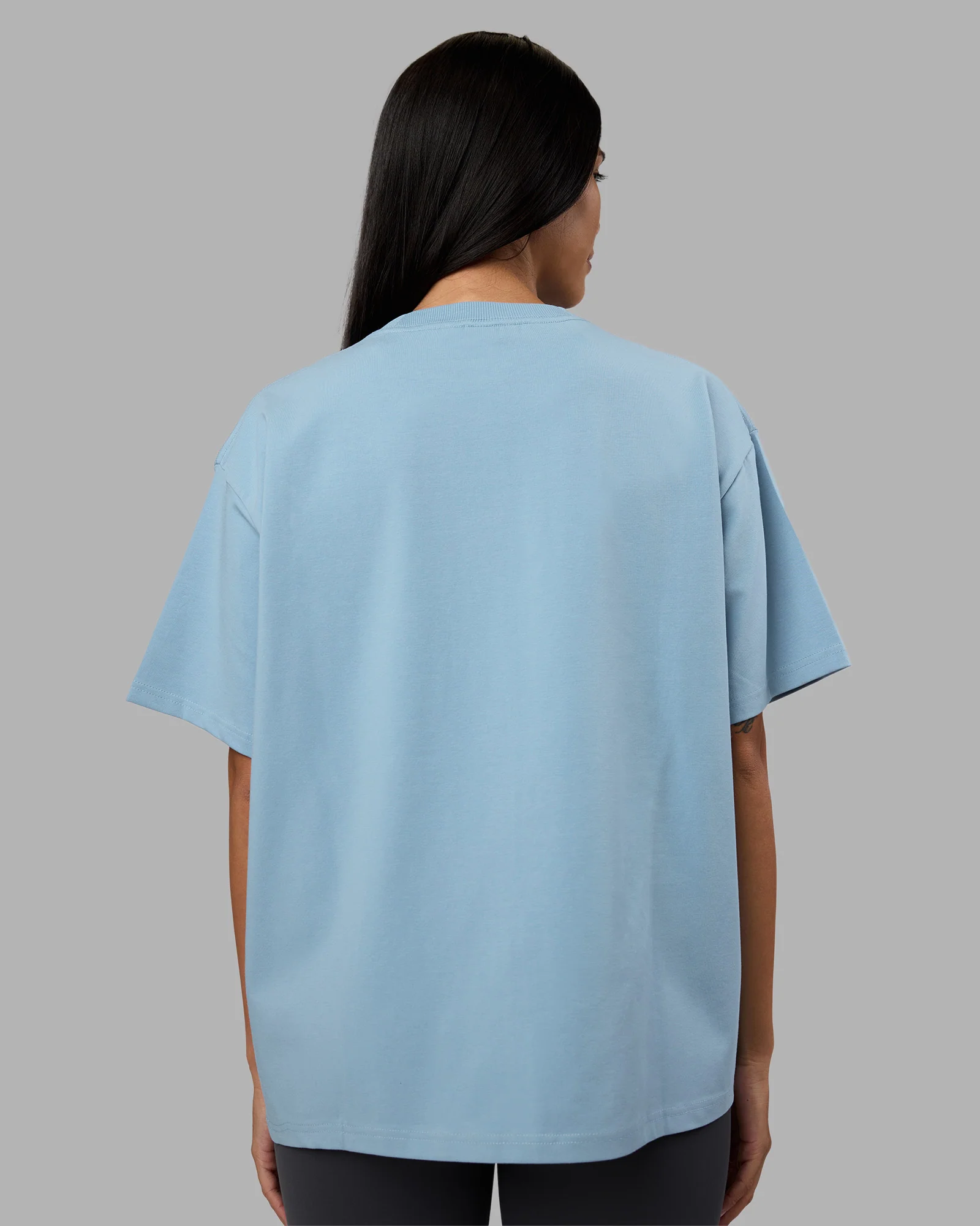 Go-To Heavyweight FLXCotton Oversized Tee - Glacier Lake