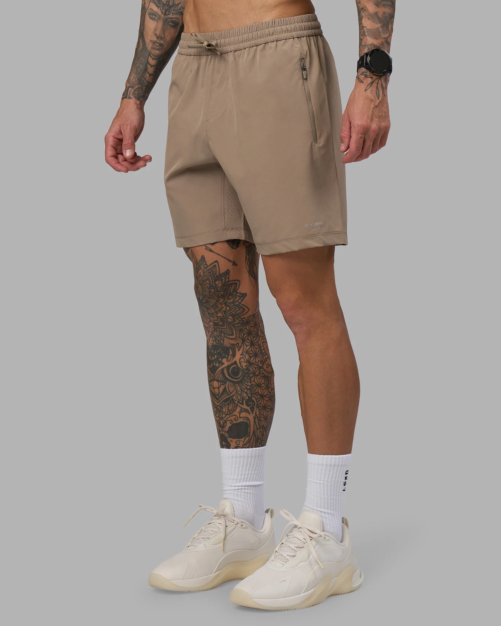 Rep 7'' Performance Short - Greige