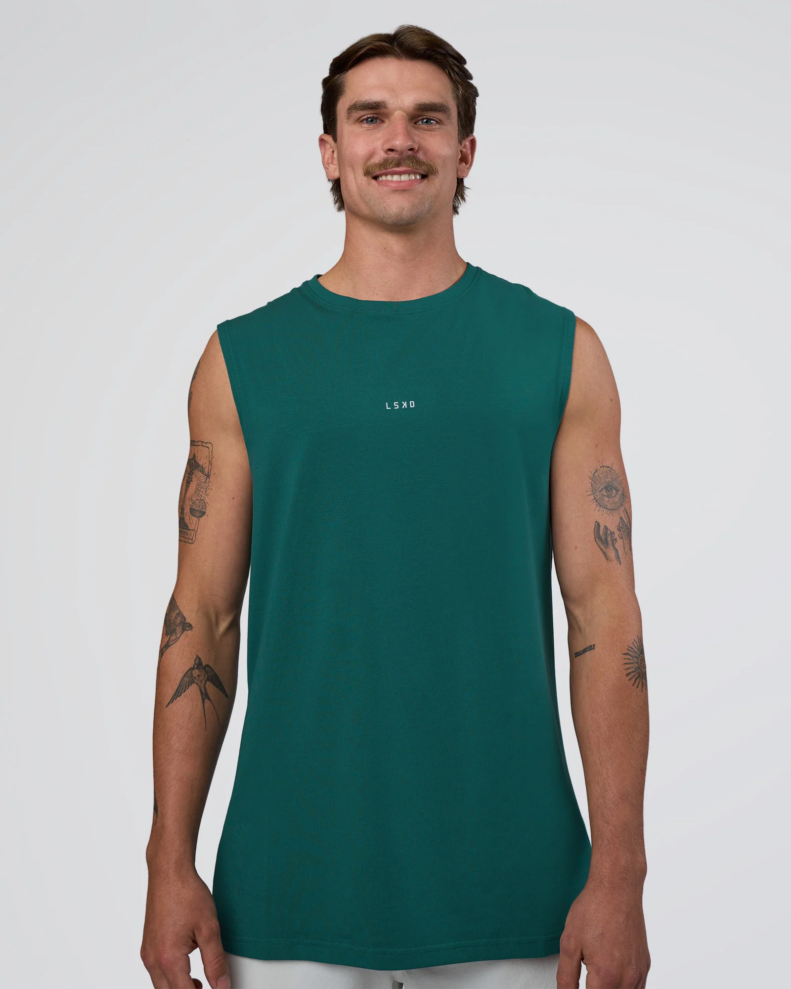 Base FLXCotton Tank - Transformative Teal
