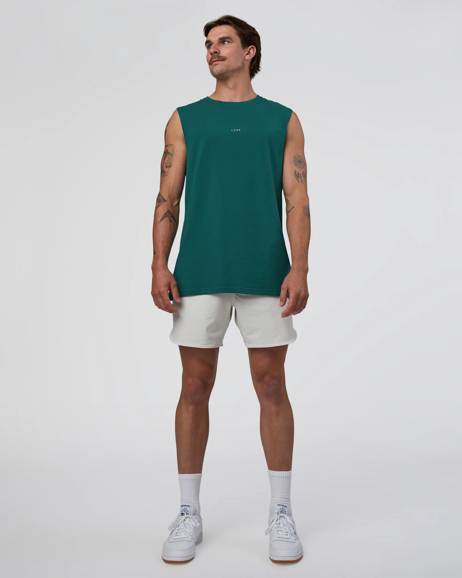Base FLXCotton Tank - Transformative Teal