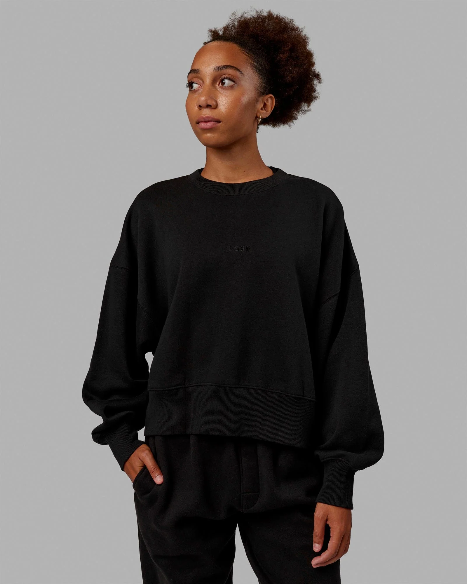 MVP Oversized Sweater - Black-Black 2 MVP Oversized Sweater - Black-Black