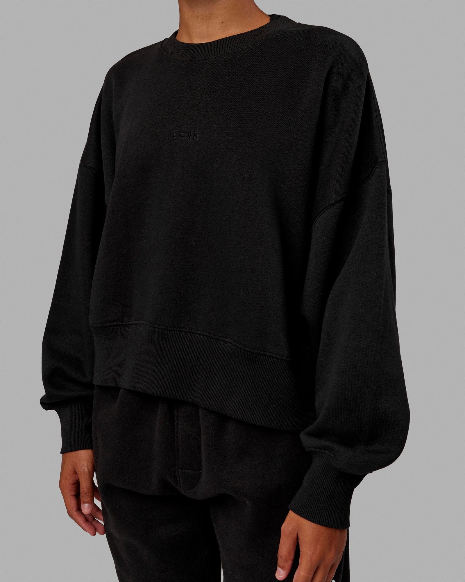 MVP Oversized Sweater - Black-Black 4 MVP Oversized Sweater - Black-Black