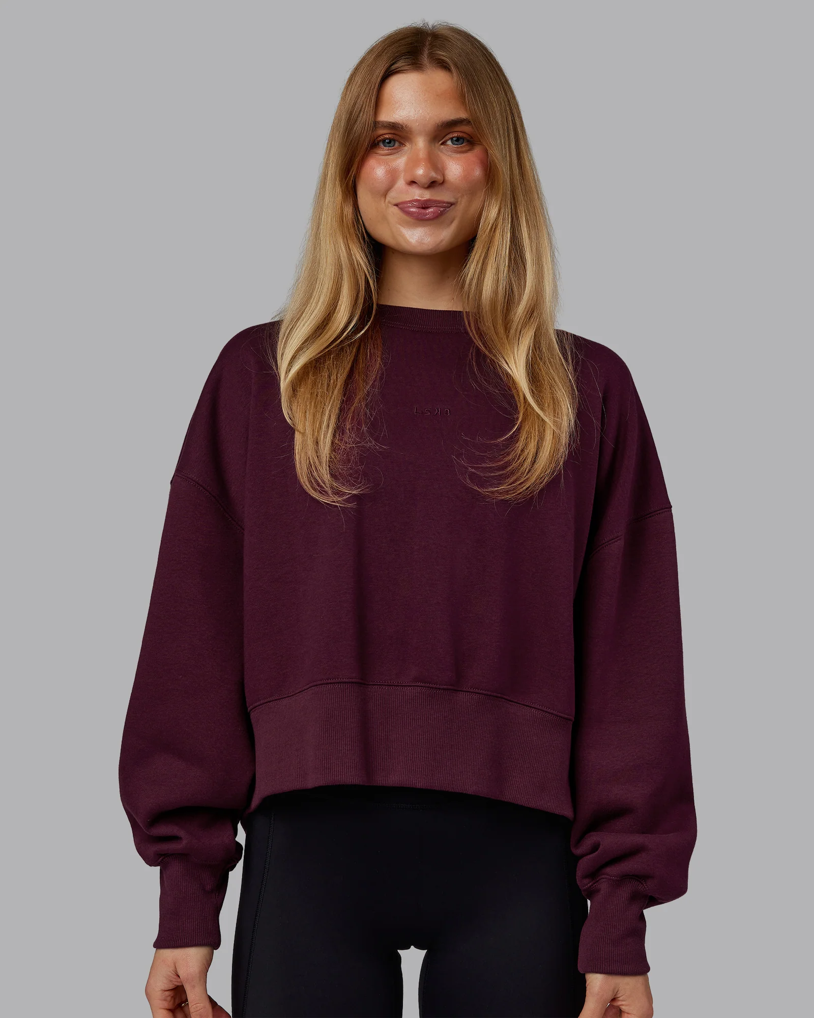 MVP Oversized Sweater - Cherry Lacquer
