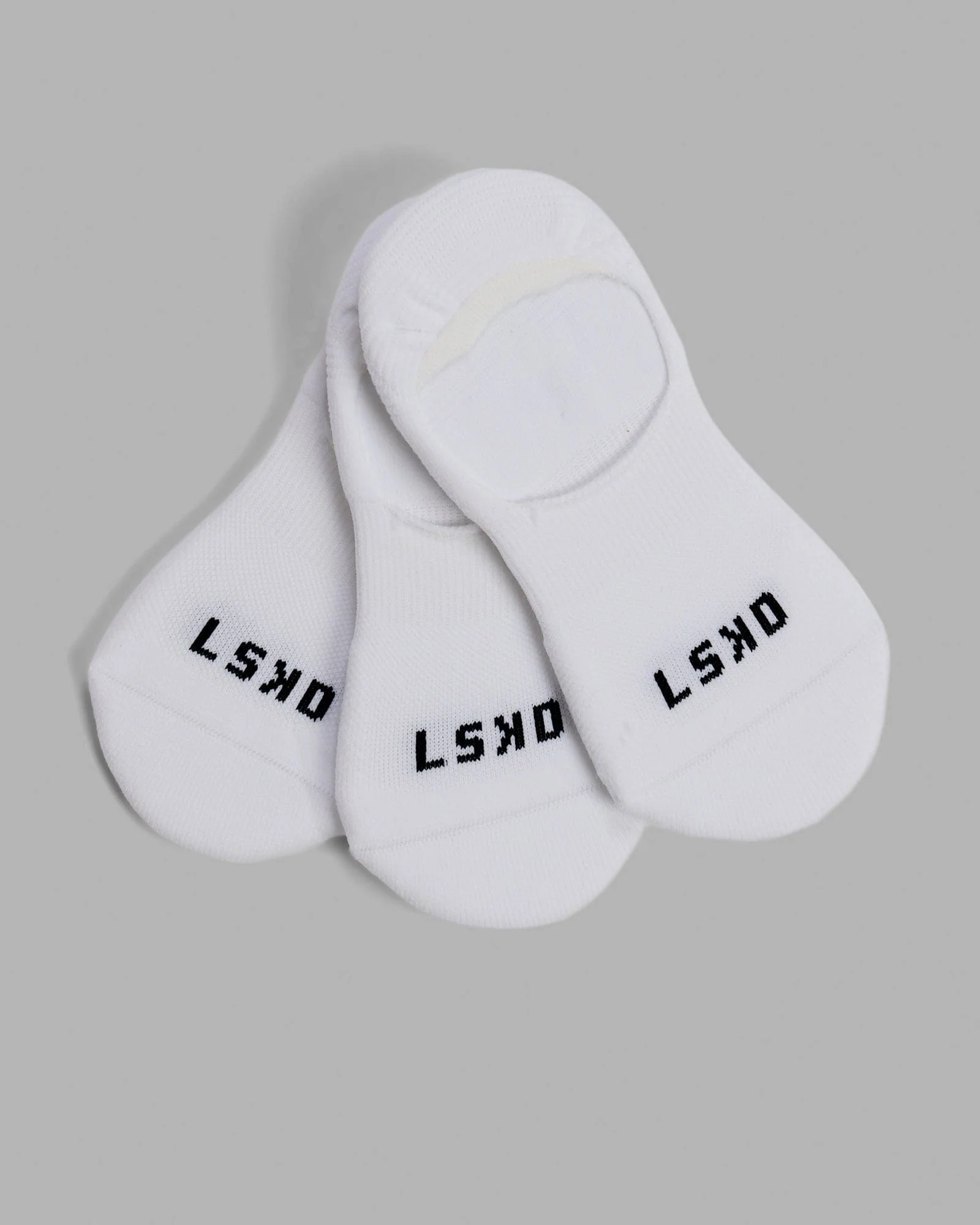 Performance No Show Socks 3 Pack - White