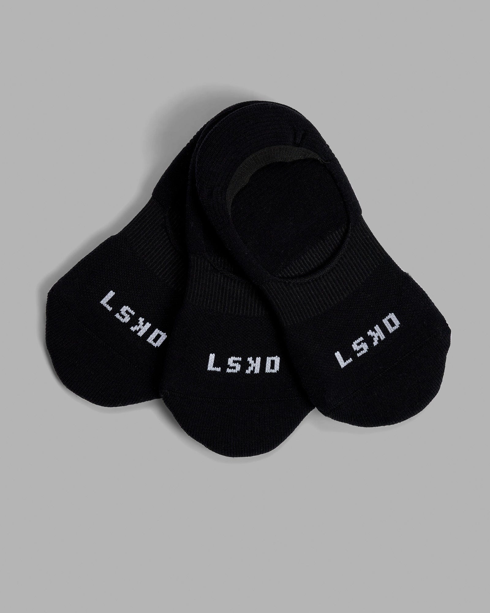Performance No Show Socks 3 Pack - Black