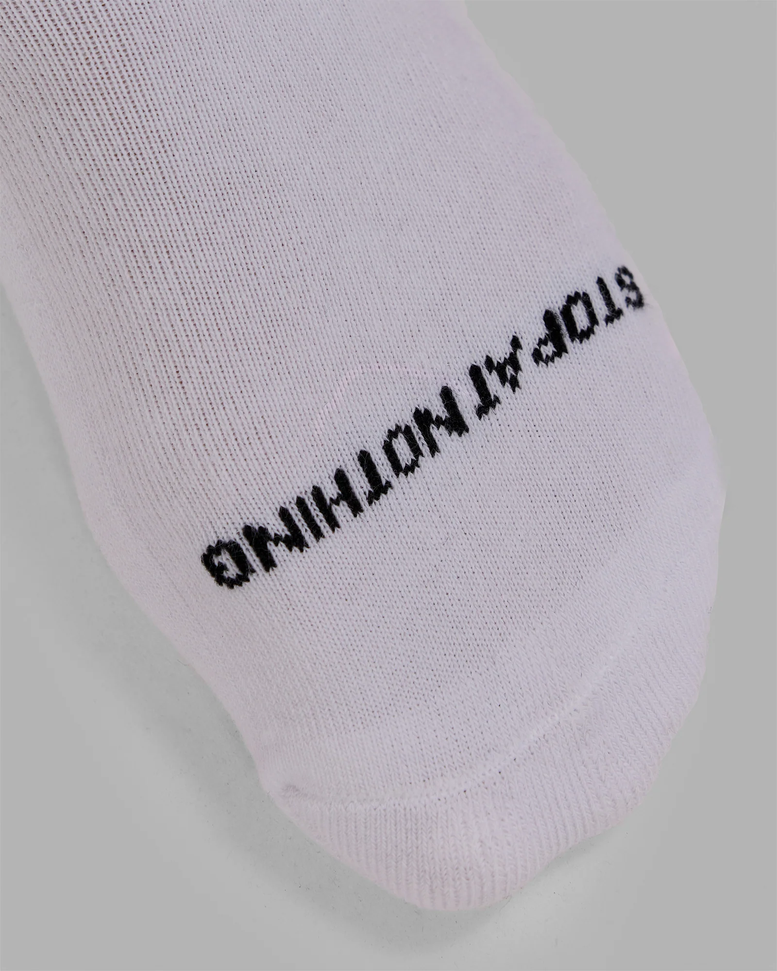 LSKD x Fitstop Crew Sock - White