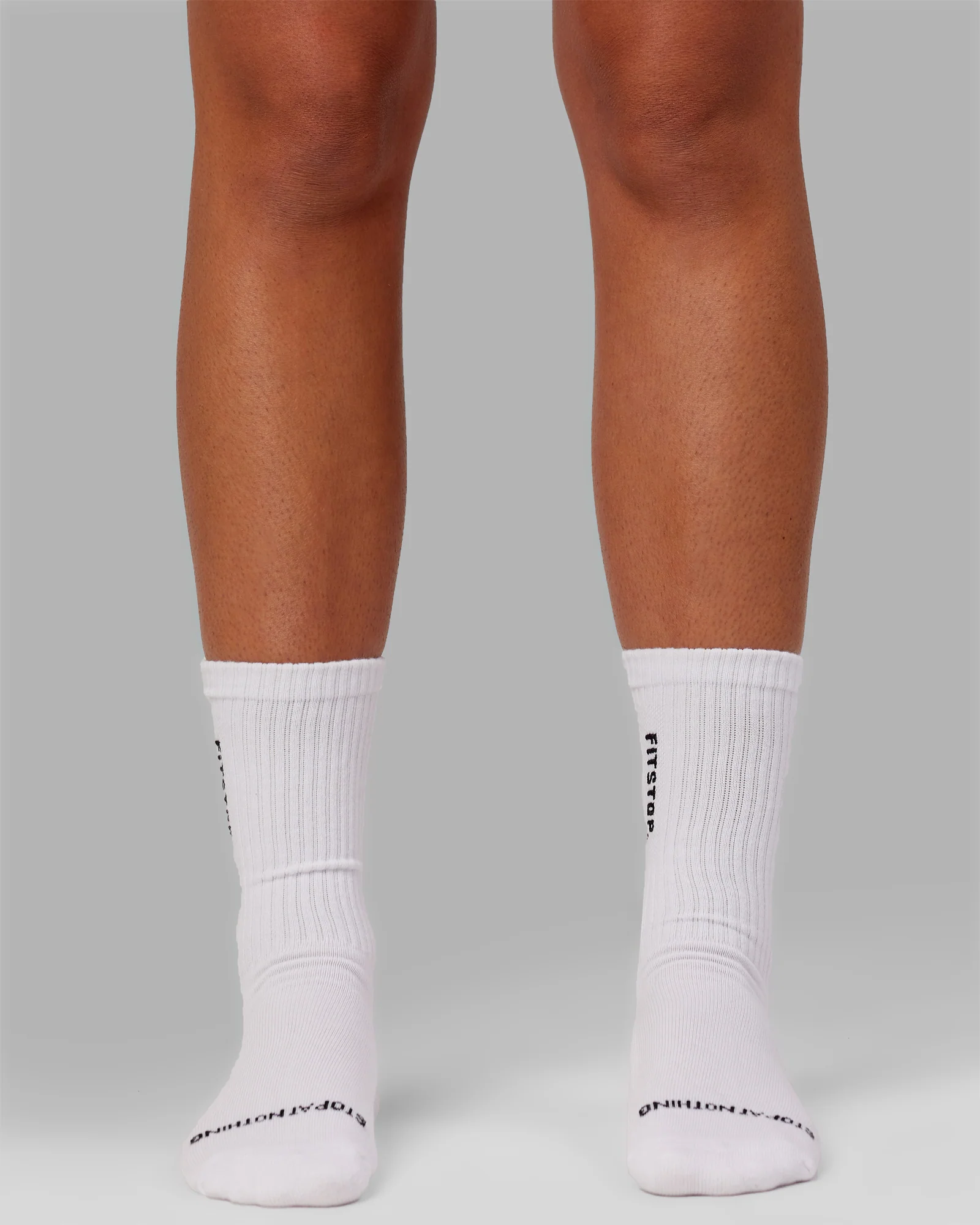 LSKD x Fitstop Crew Sock - White