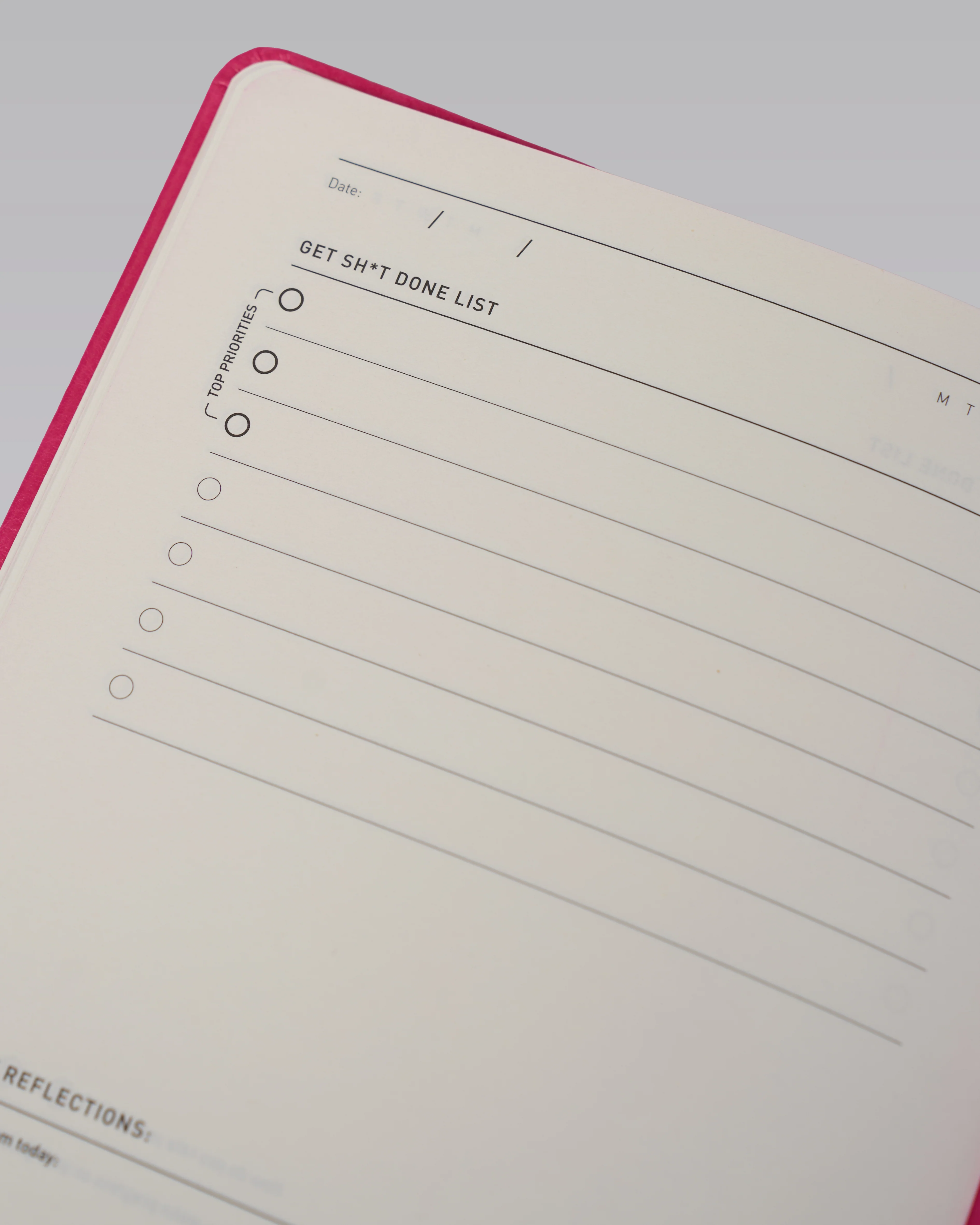 1% Better Journal - Ultra Pink