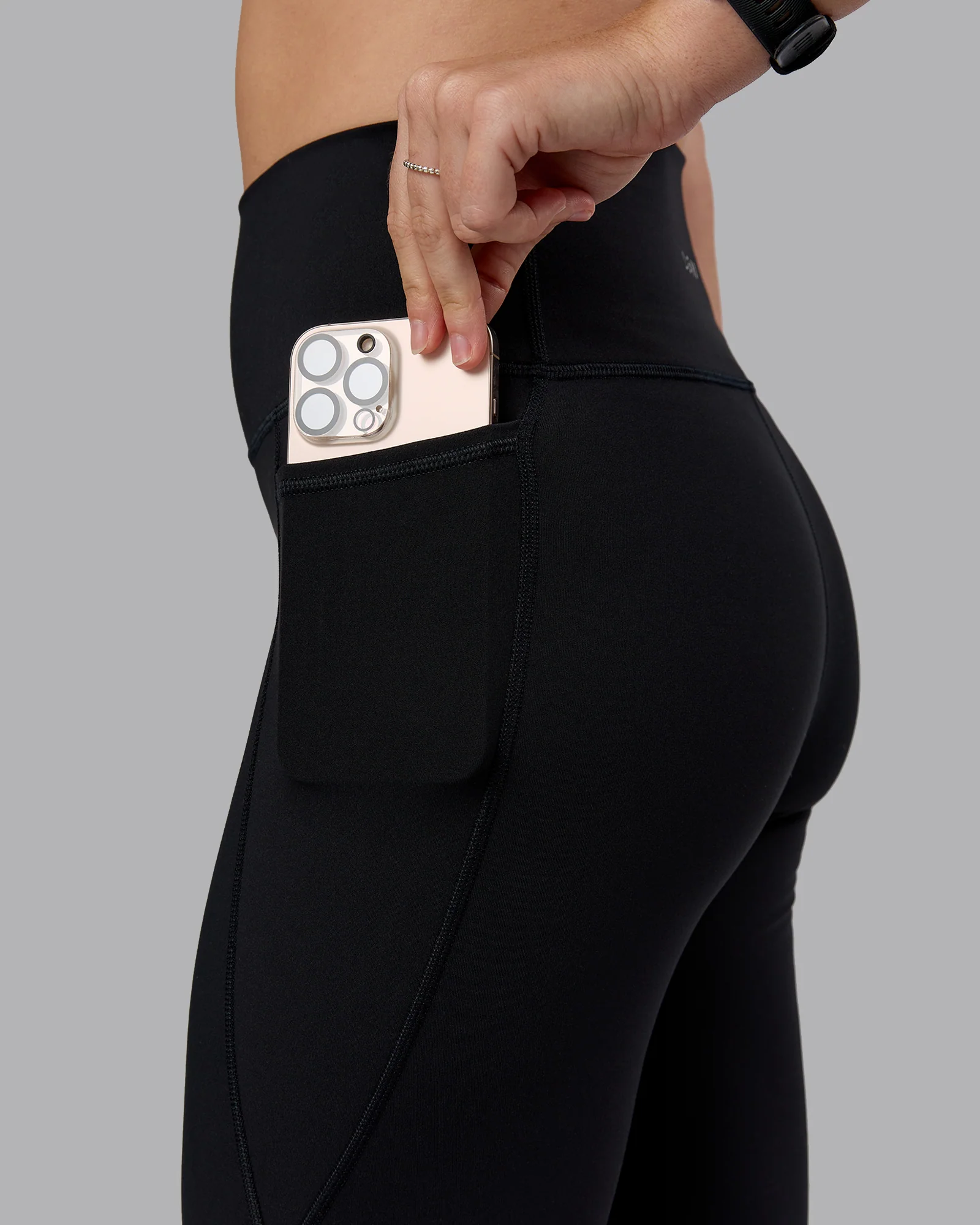 Fusion Ultra High-Rise Flared Petite Legging Pockets - Black 3 Fusion Ultra High-Rise Flared Petite Legging Pockets - Black