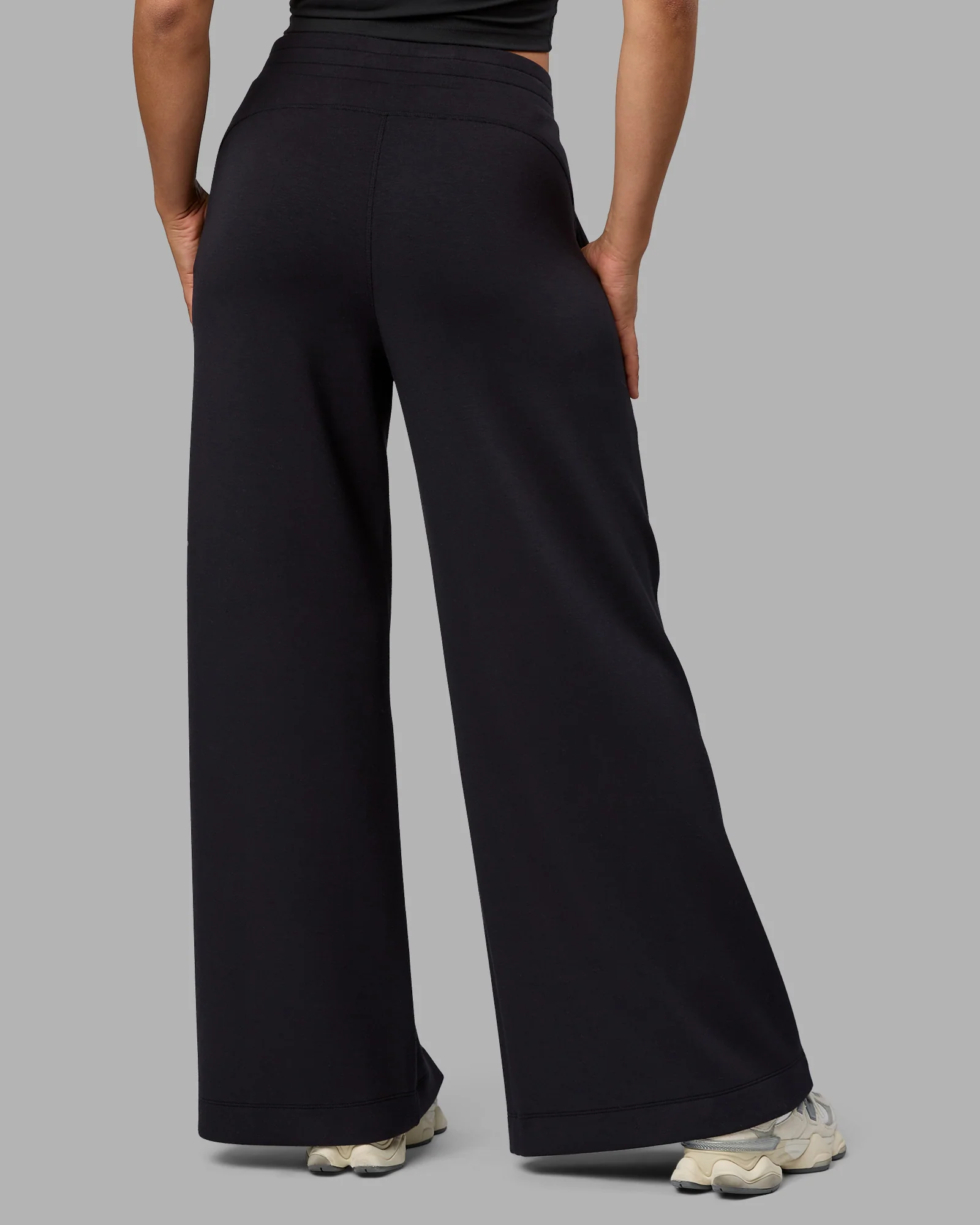 Elevate SoftTouch Wide Leg Pant - Black-Black 3 Elevate SoftTouch Wide Leg Pant - Black-Black