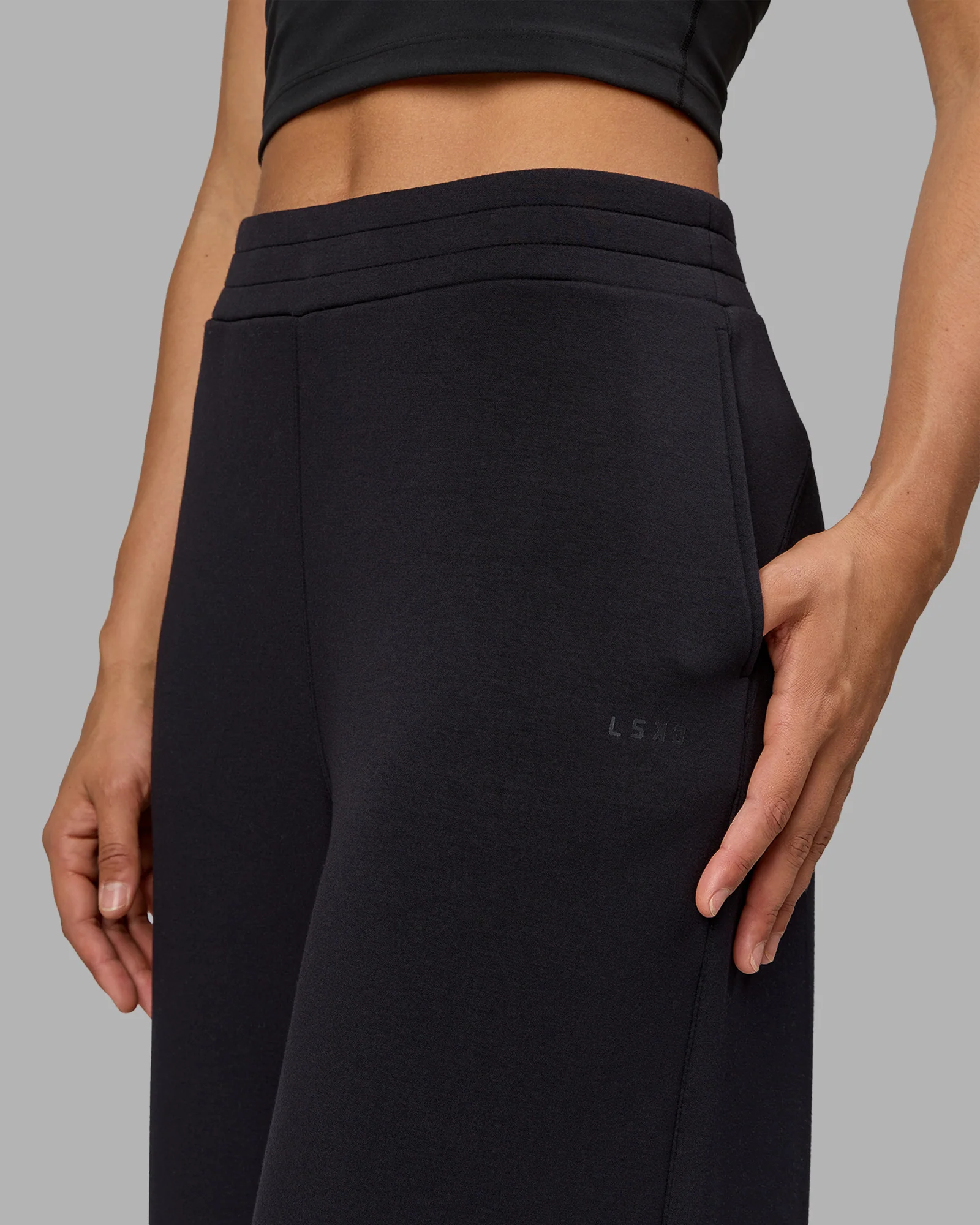 Elevate SoftTouch Wide Leg Pant - Black-Black 6 Elevate SoftTouch Wide Leg Pant - Black-Black