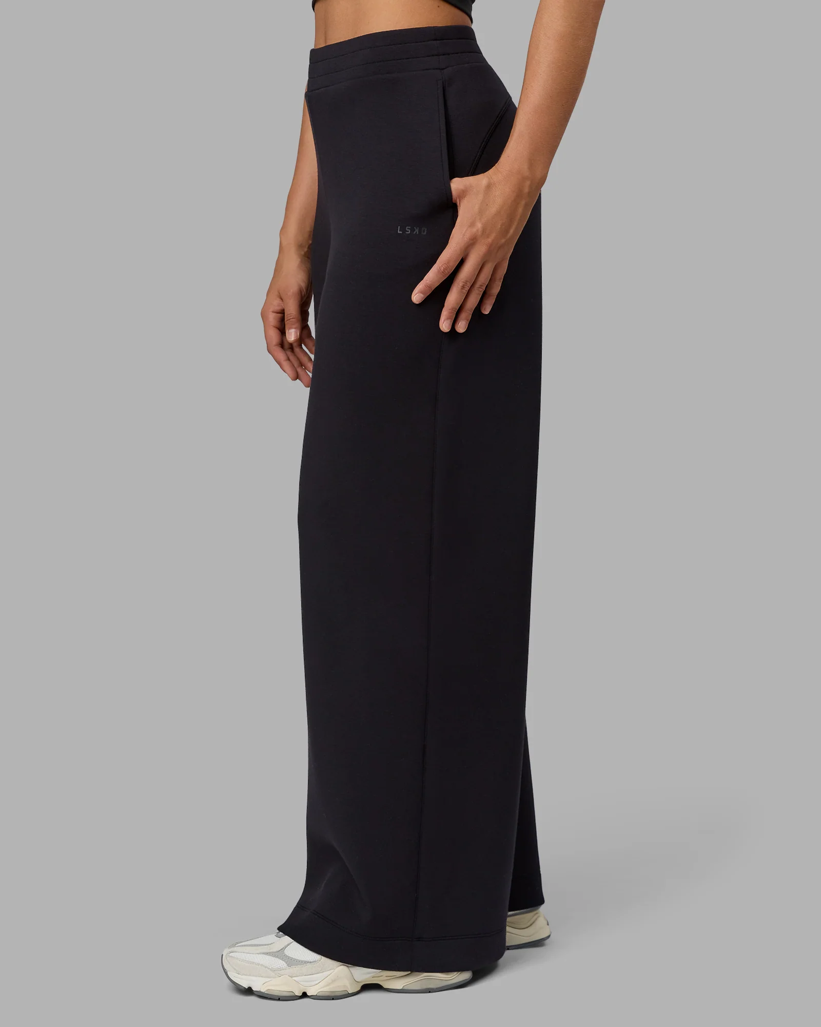 Elevate SoftTouch Wide Leg Pant - Black-Black 8 Elevate SoftTouch Wide Leg Pant - Black-Black