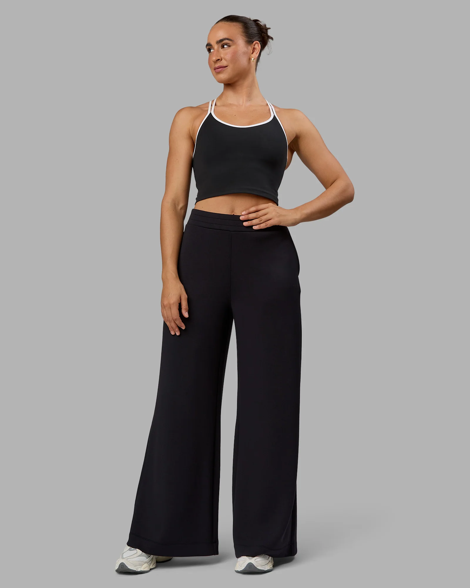 Elevate SoftTouch Wide Leg Pant - Black-Black 9 Elevate SoftTouch Wide Leg Pant - Black-Black